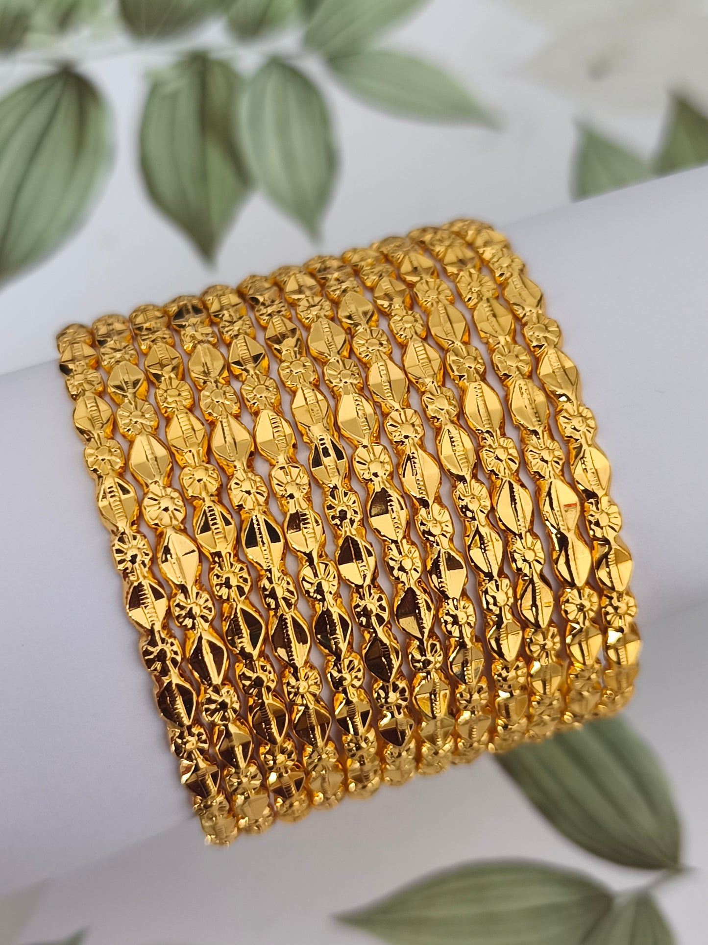 Gold forming Bangles