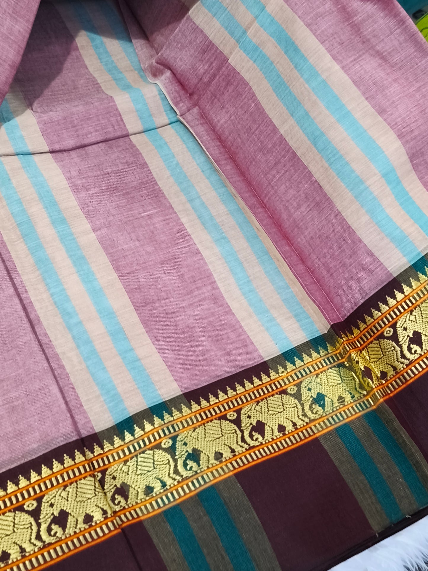 Pure Narayanped Mercerised Cotton Saree