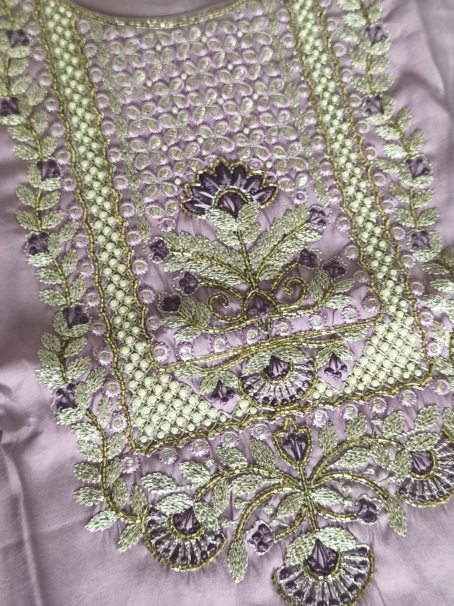 Lavender colour Readymade Shalwar
