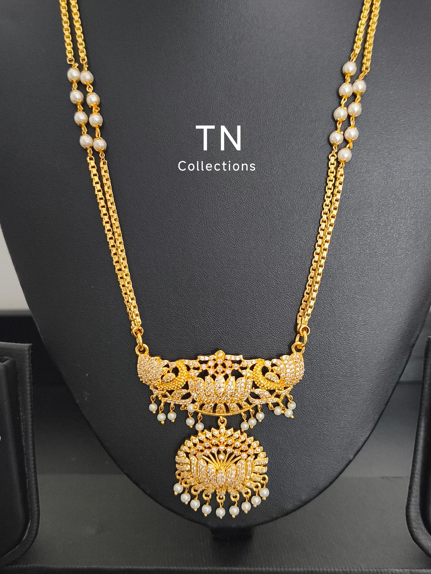 Traditional Design Pathakkam with earrings