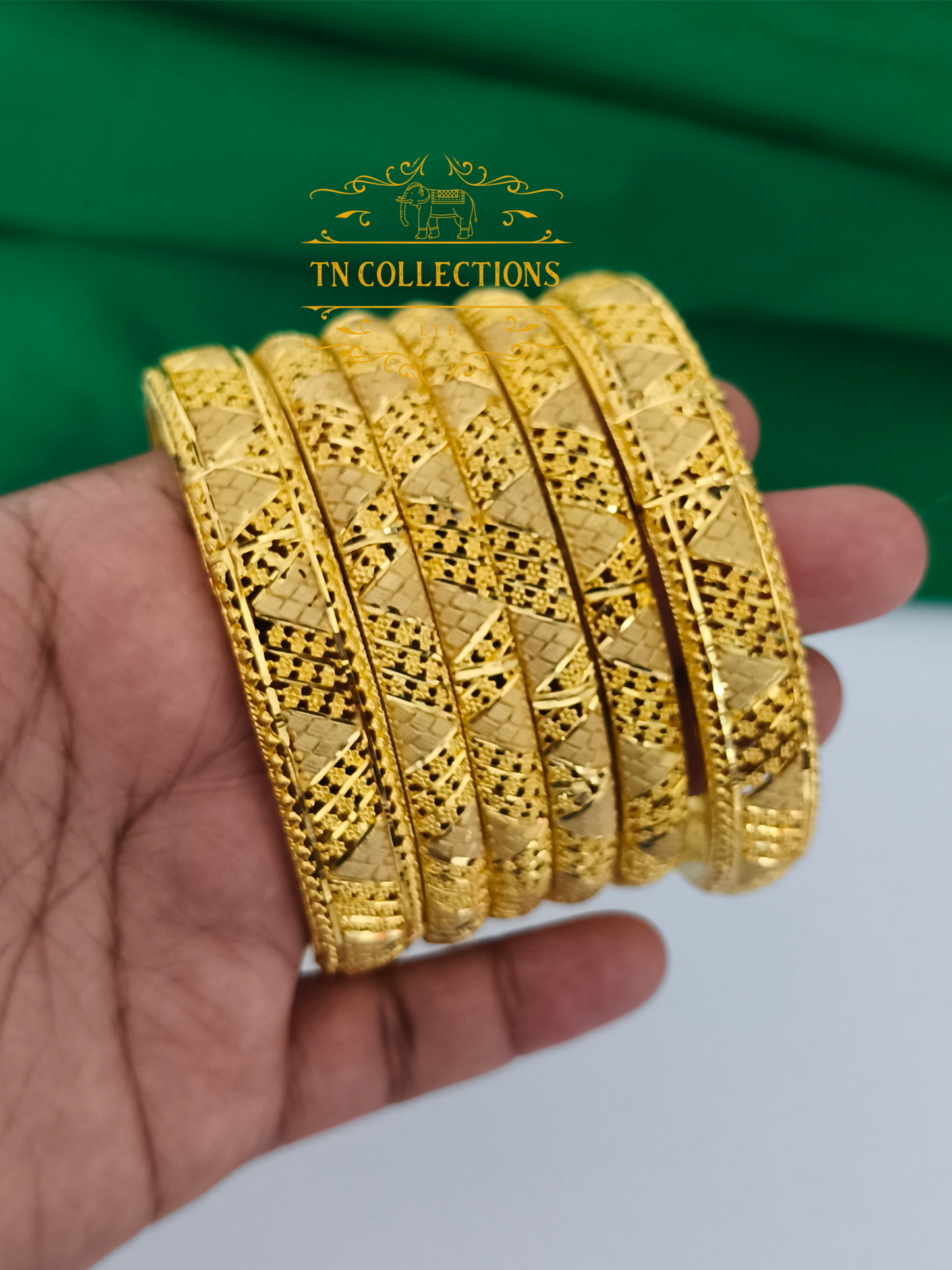One gram Gold Forming Bangles Set