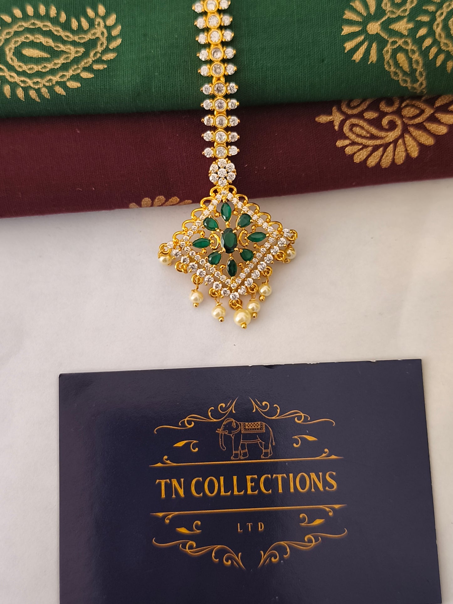 Gold finish Nethichuddi (Tikka)