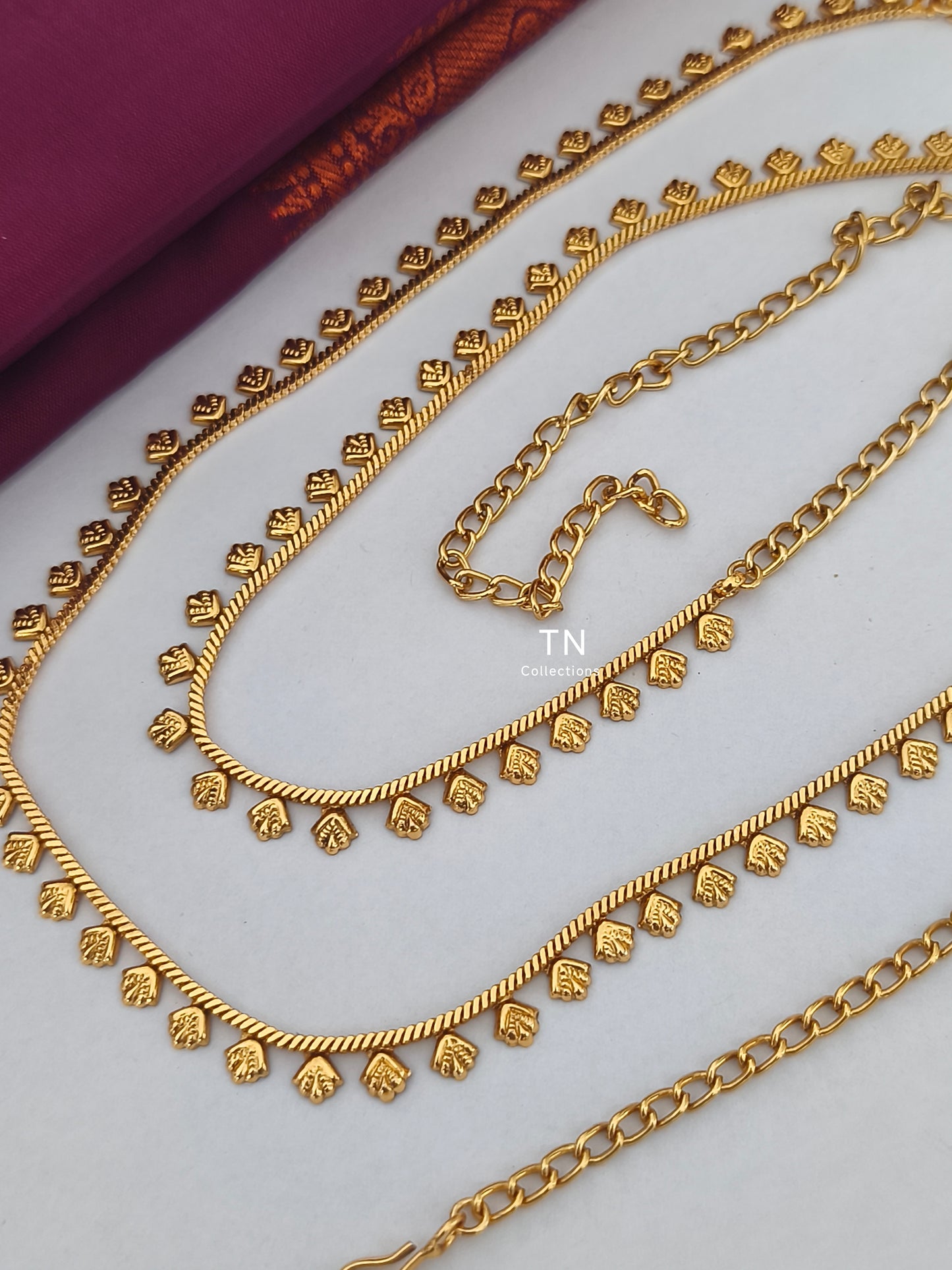 Antique Polish Simple Hip Chain