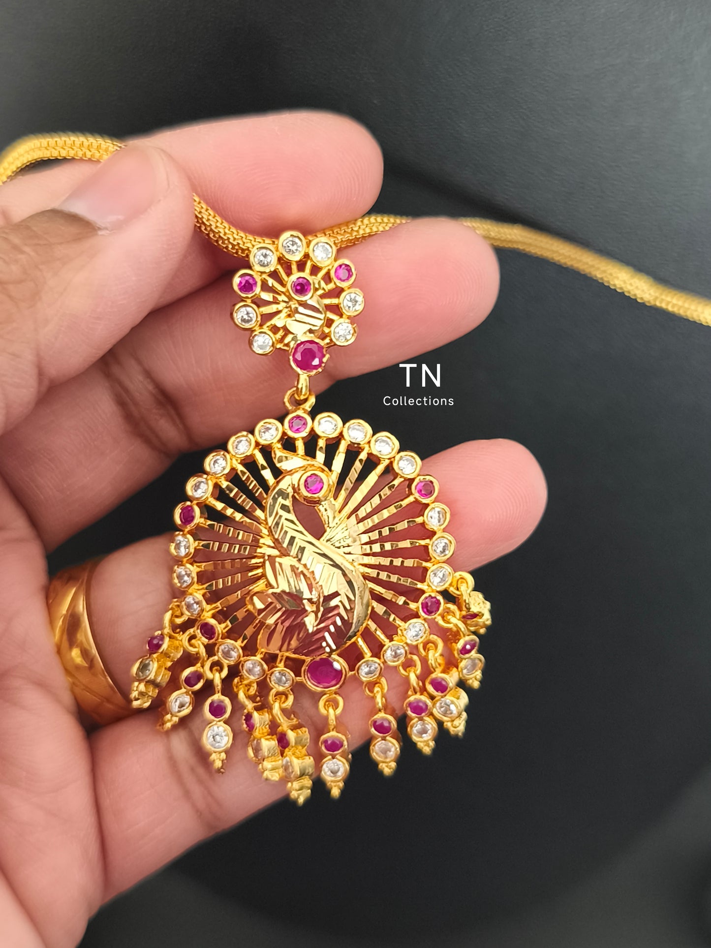 Micro gold plated Chain with Pendant