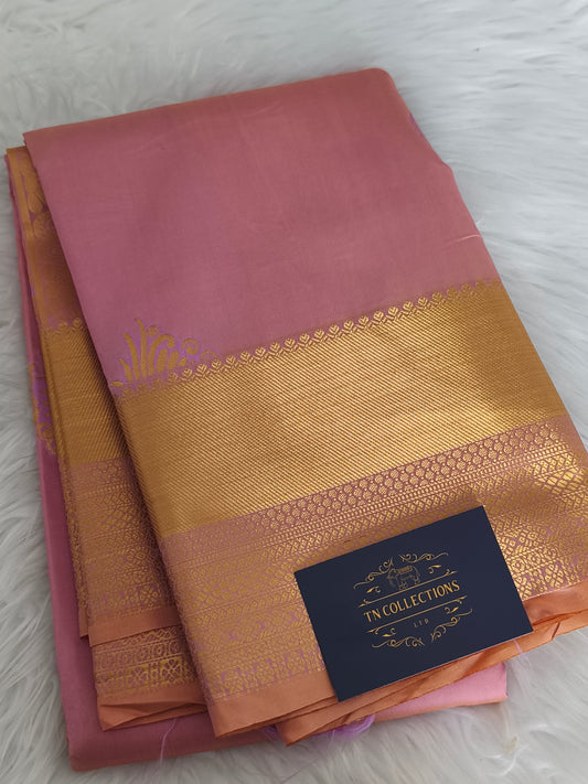 Semi Kanchipuram soft semi silk saree
