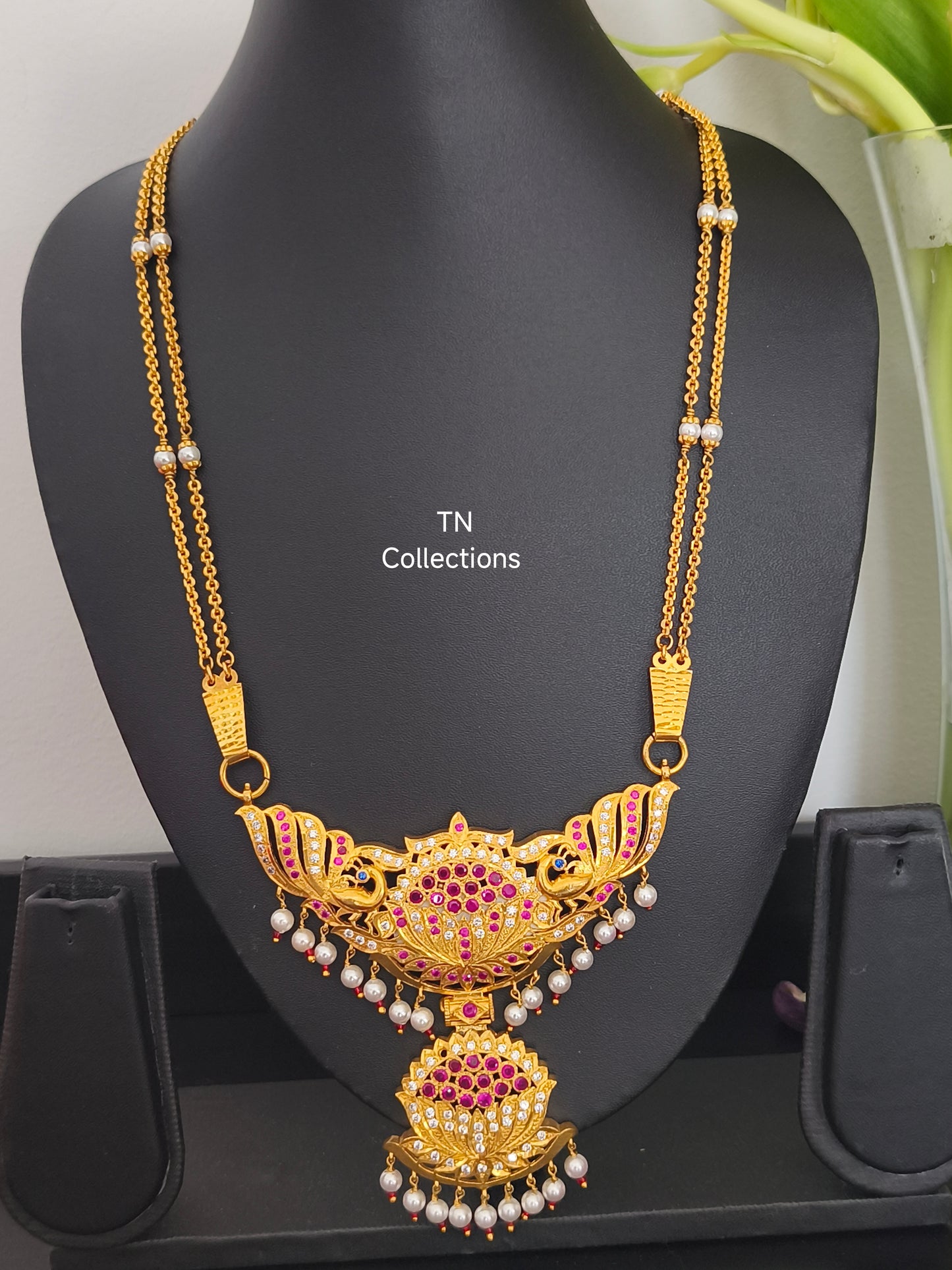 22ct Gold plated Traditional Alli Marakatha Pathakkam