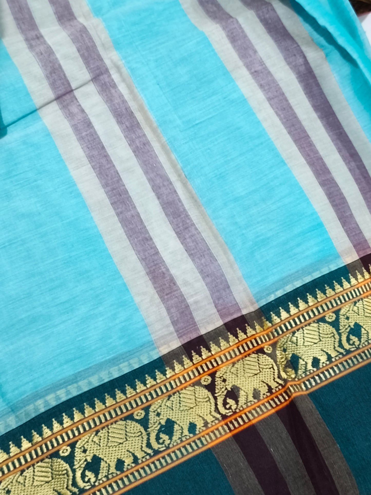 Pure Narayanped Mercerised Cotton Saree