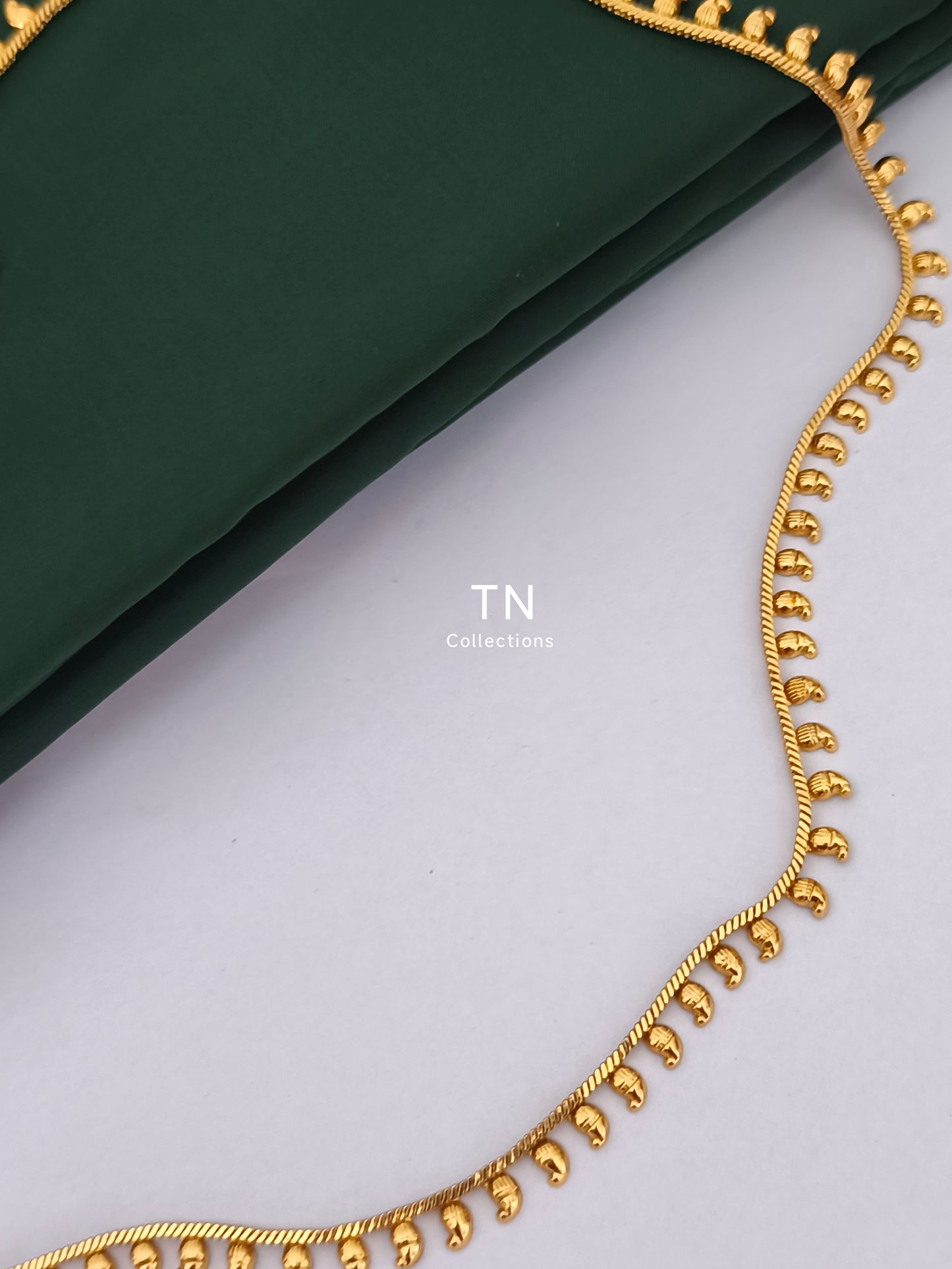 Antique Polish Simple Mango Design Hip Chain