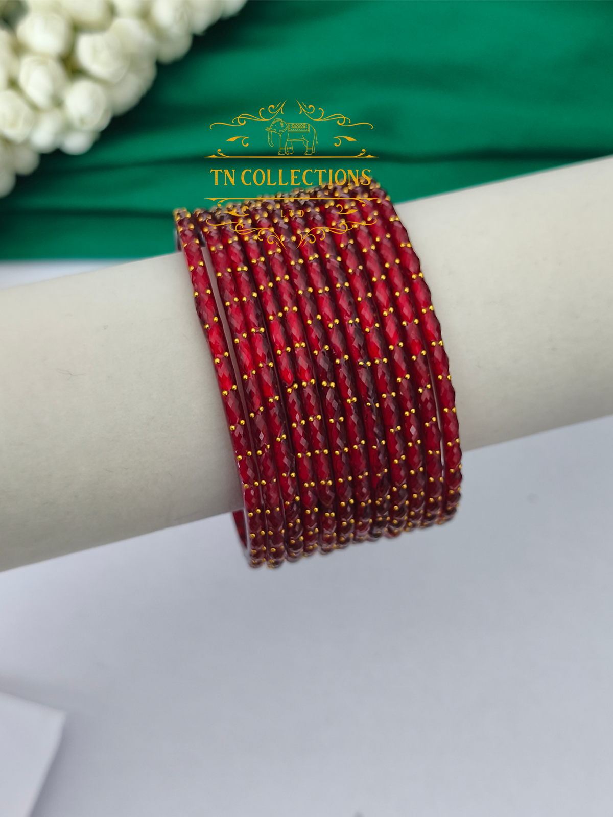 Trendy Raindrop Glass Bangles