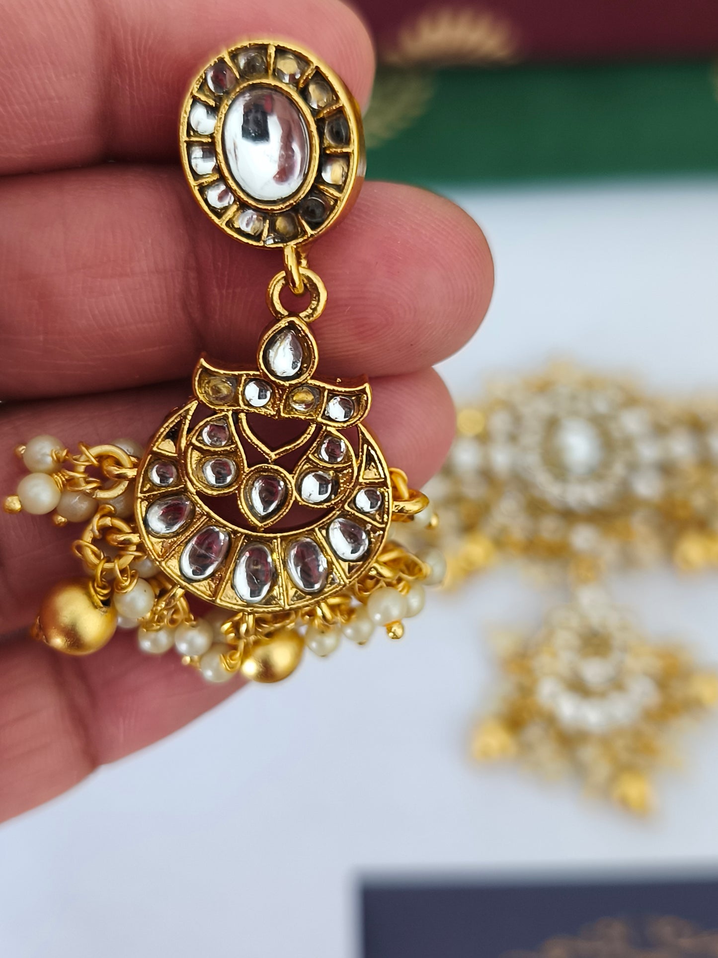 Antique Real kundan Stone Choker