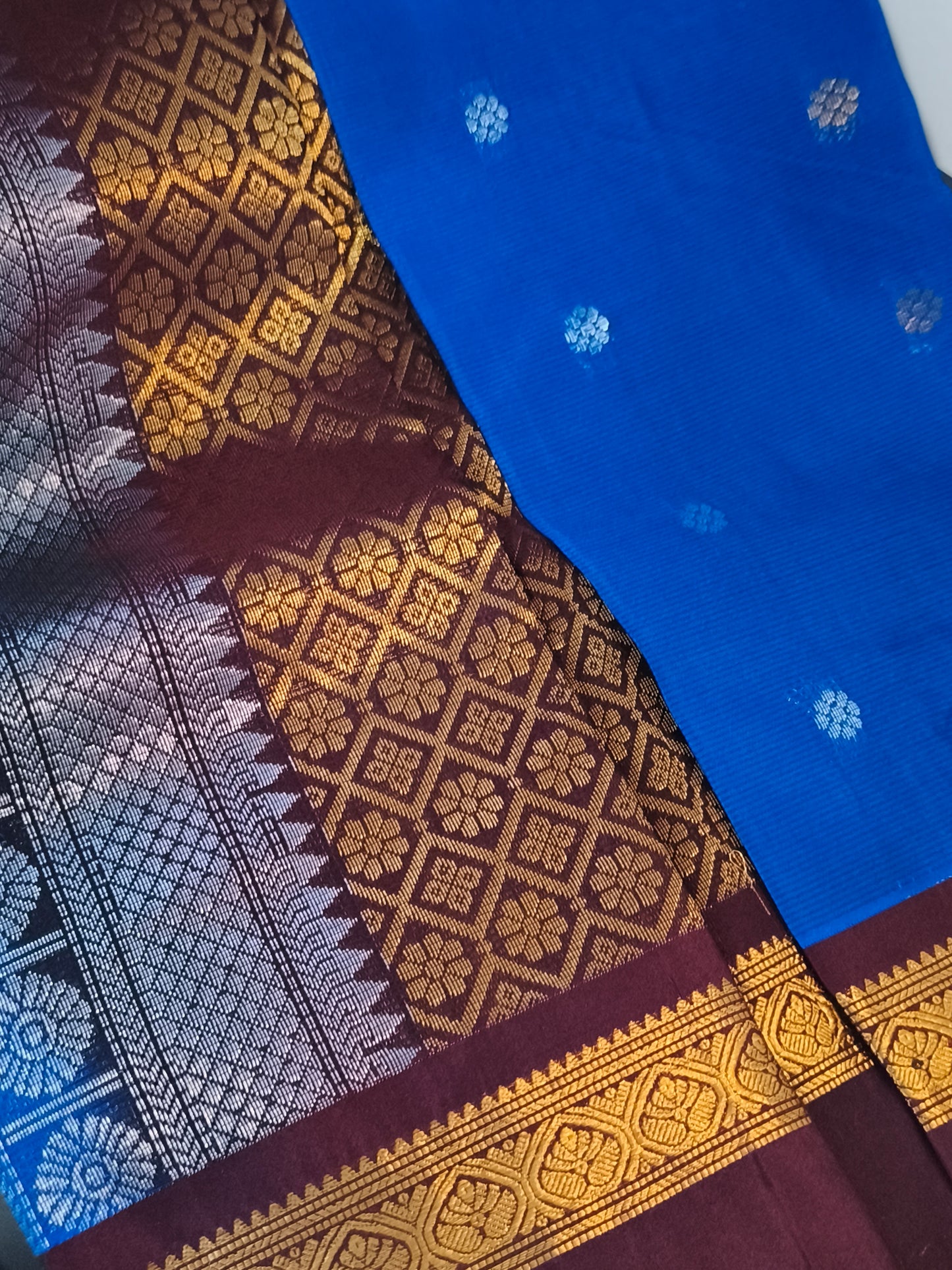 Kanchi Korvai Silk saree