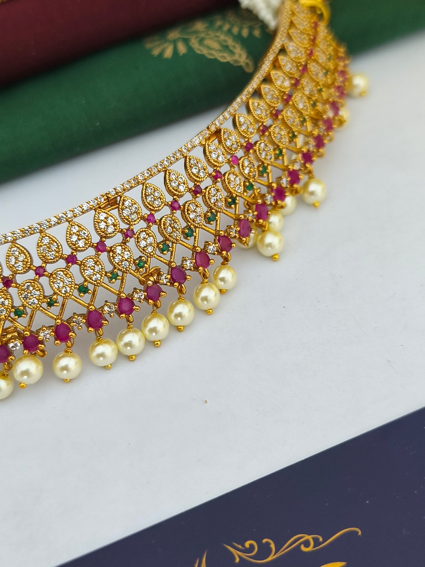 Matte Finish AD Necklace set