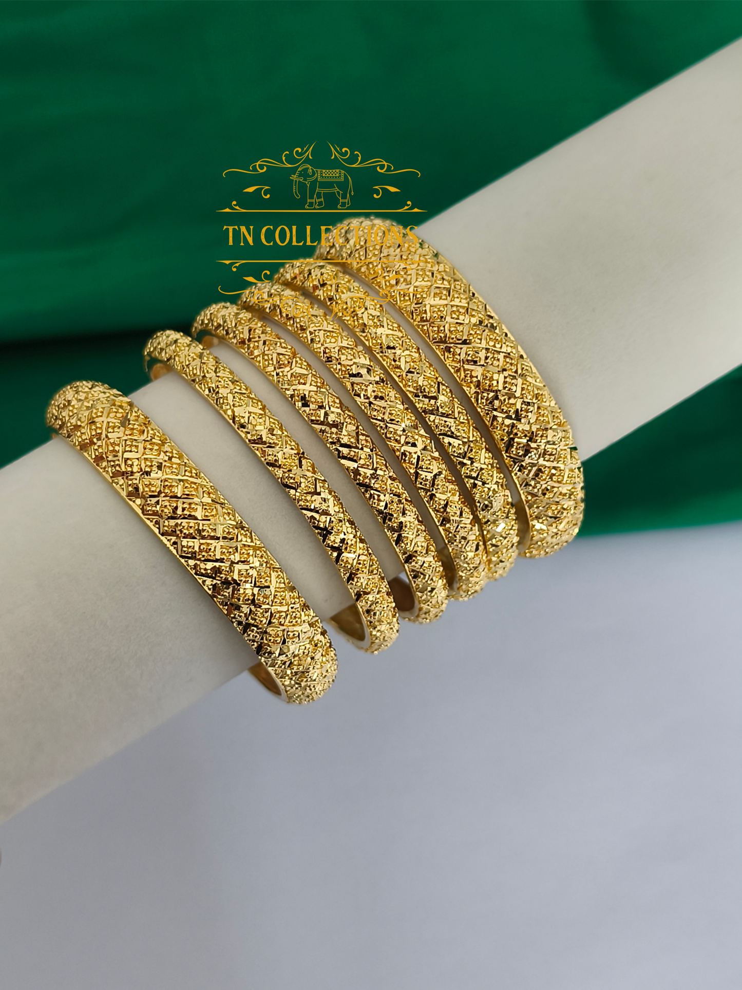 One gram gold plated Bangles Set