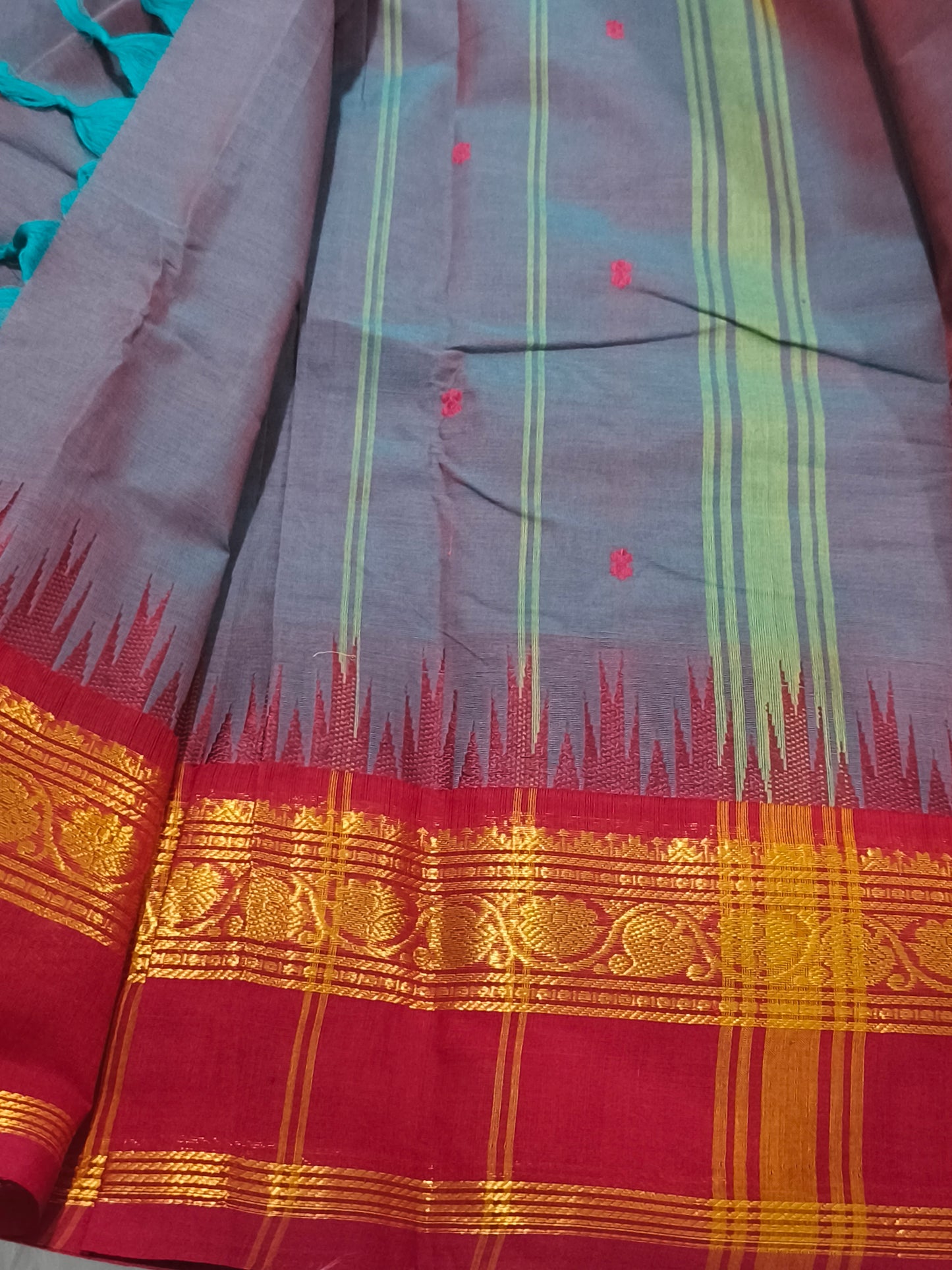 Traditional Pure Kanchi Cotton Saree