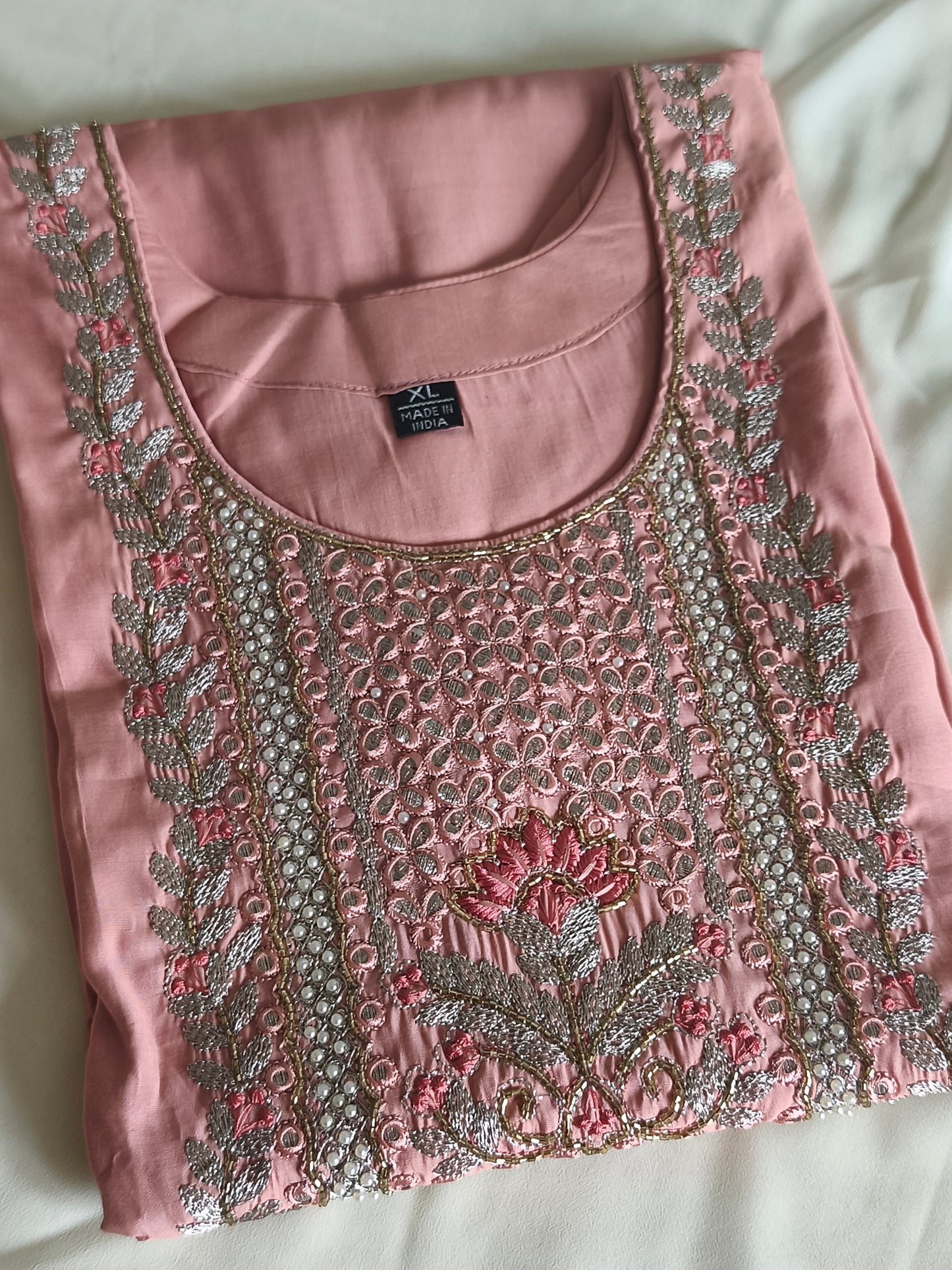 Baby pink Readymade Shalwar