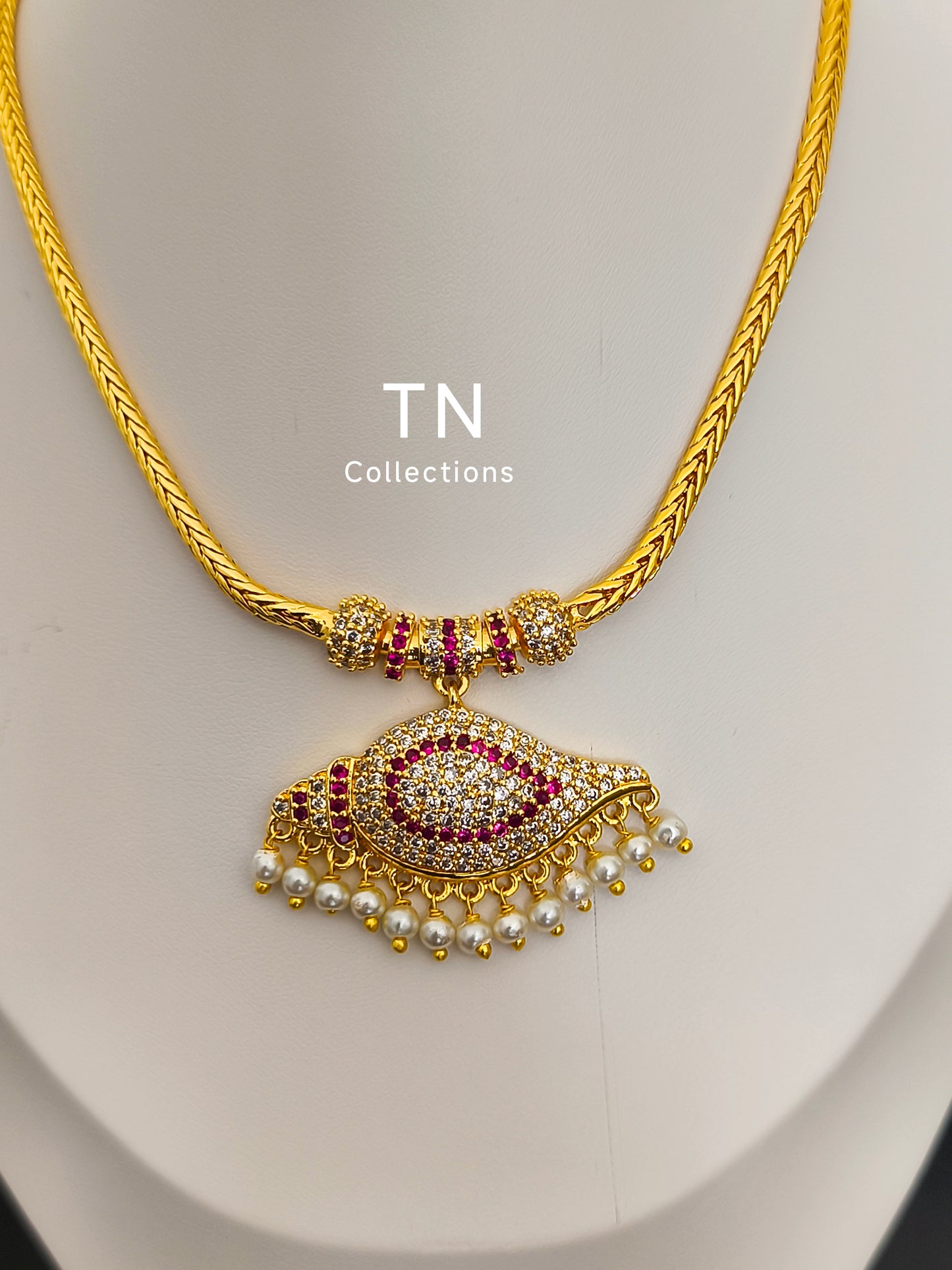 Micro gold plated Traditional sangu Attiyal