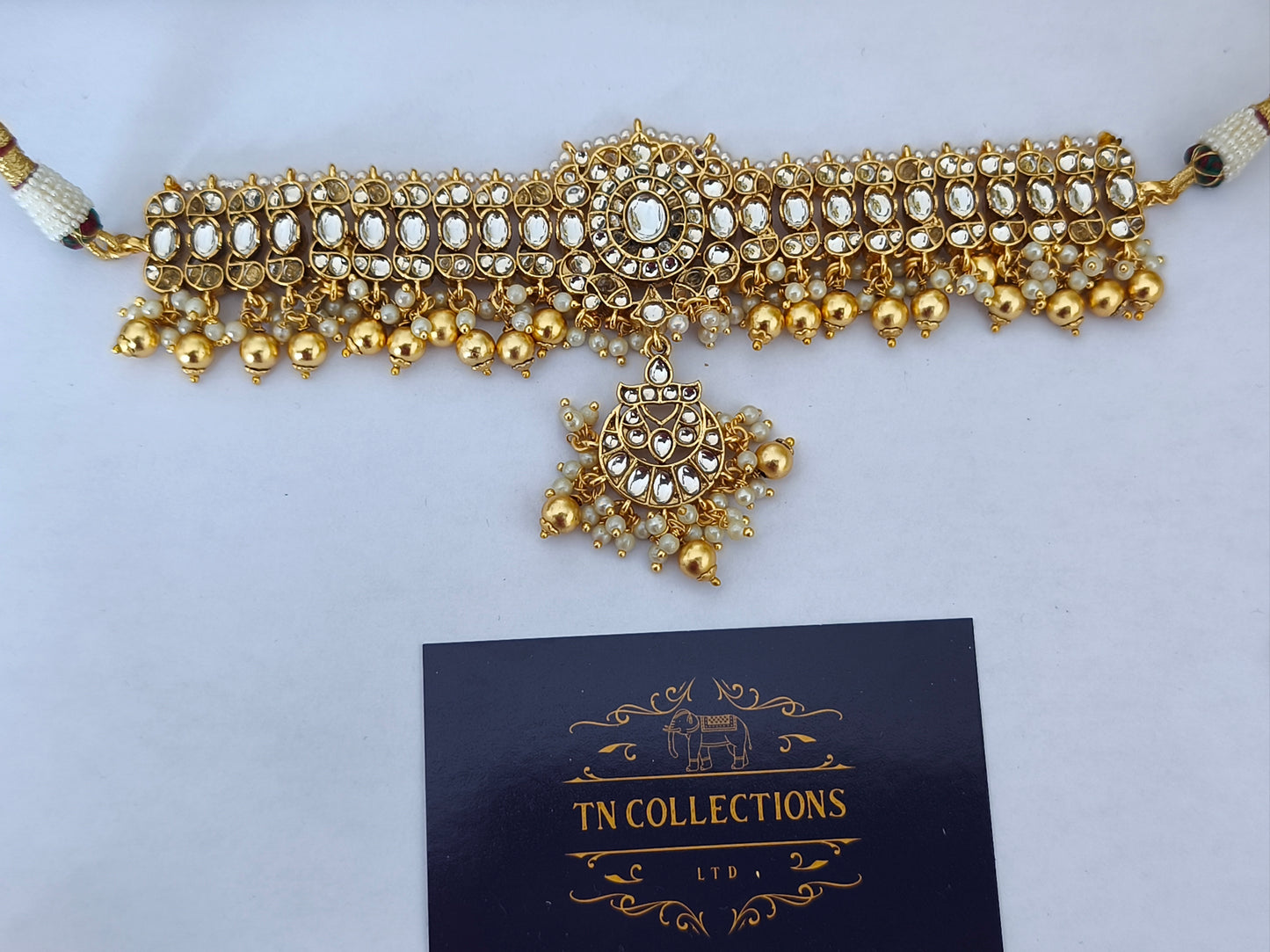 Antique Real kundan Stone Choker