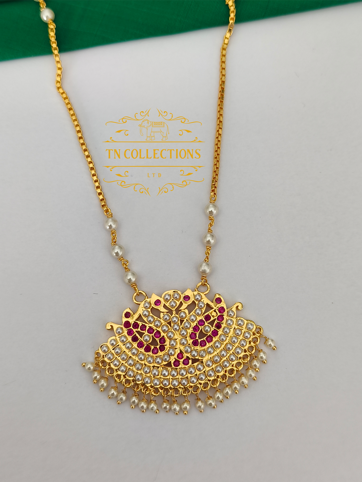 Micro Gold-Plated Traditional Pearl Pathakkam