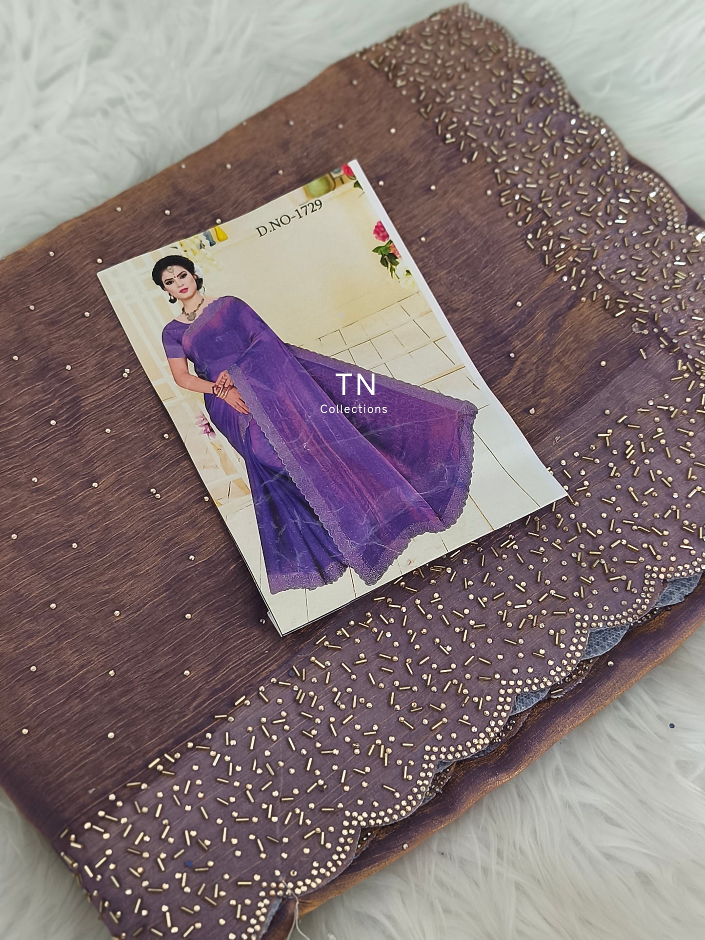 Trendy Space Silk Dual tone Party Saree