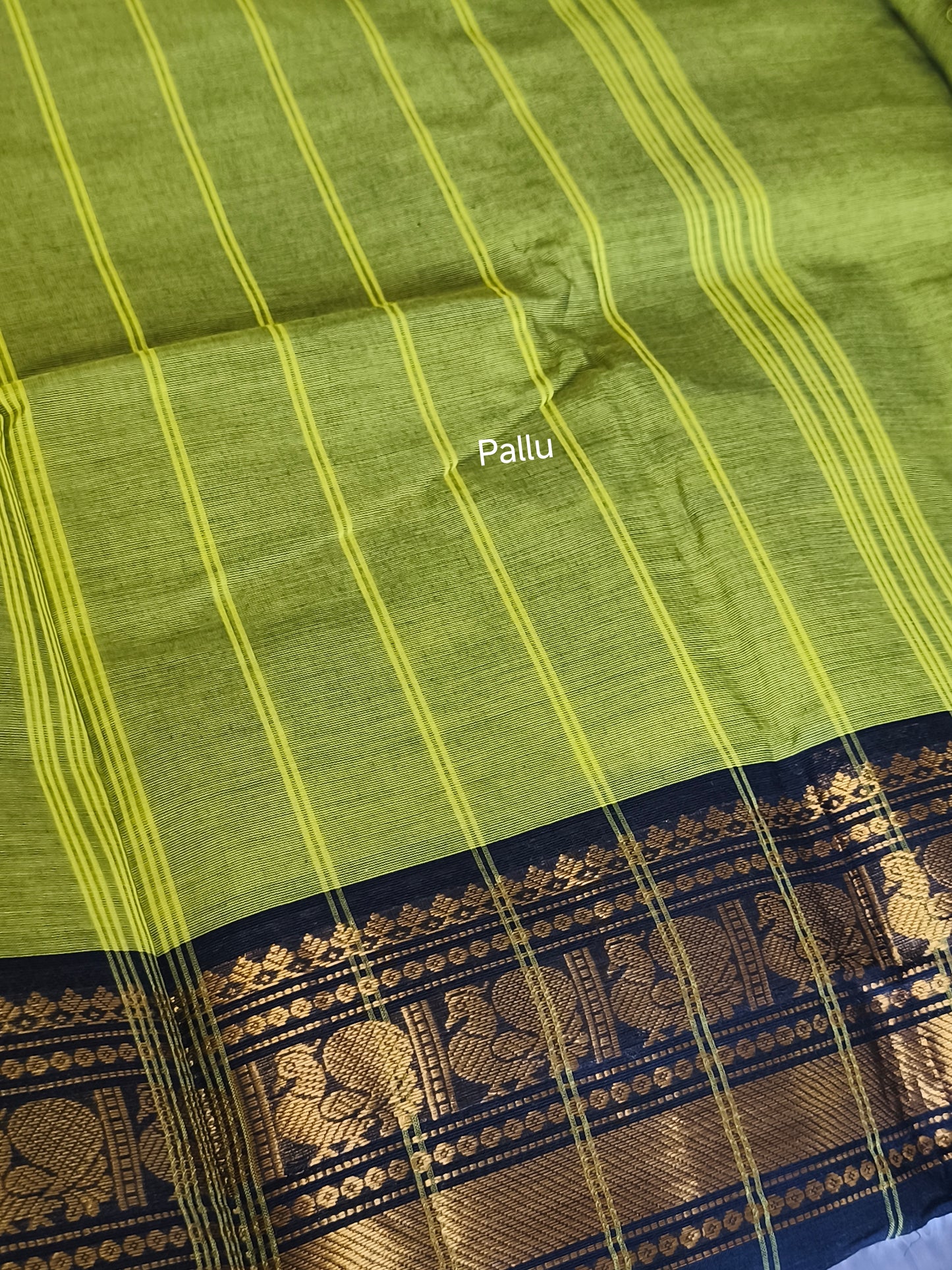 Pure Handloom kanchi cotton saree