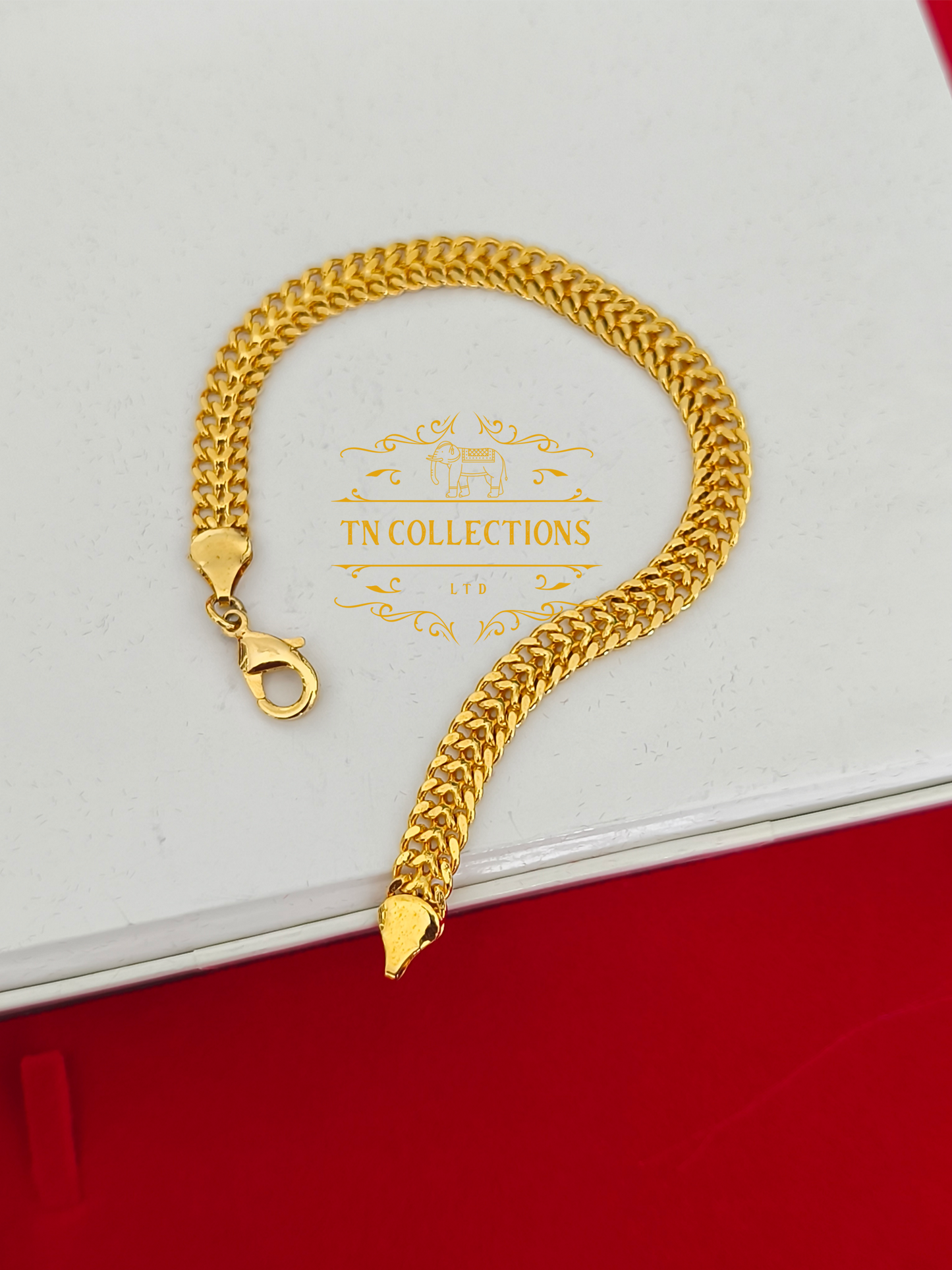 Micro Gold Plated Men's Bracelet