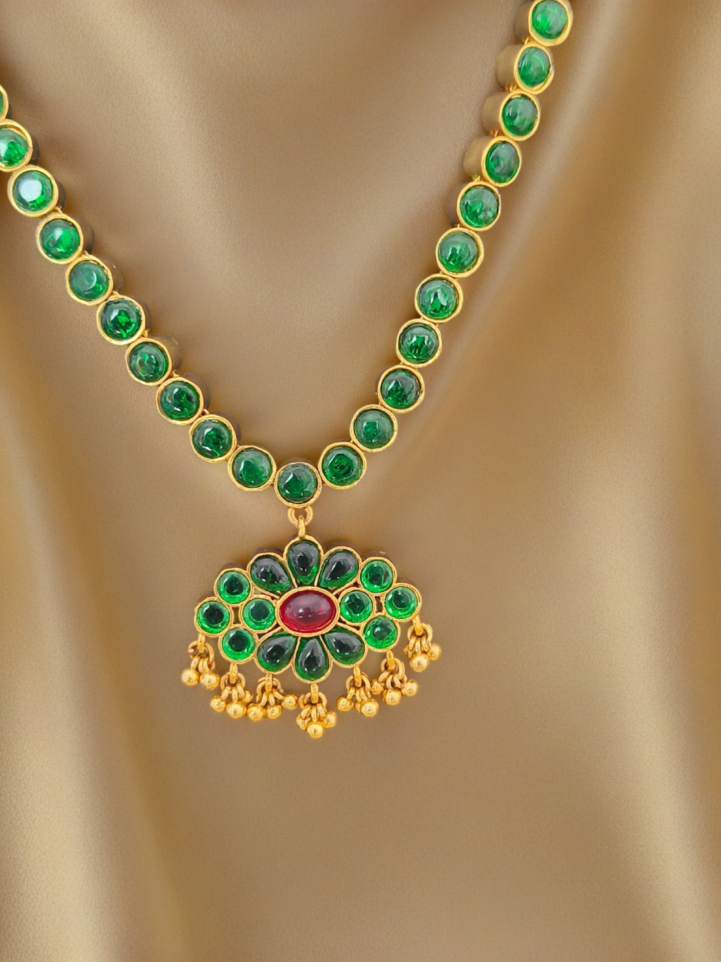 Real Kemp 2 in 1 necklace set