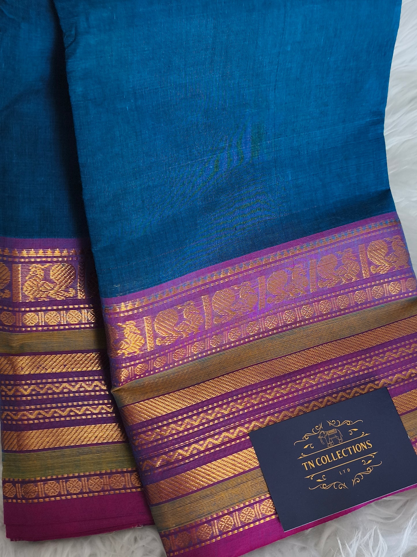 Pure handloom kanchi cotton saree