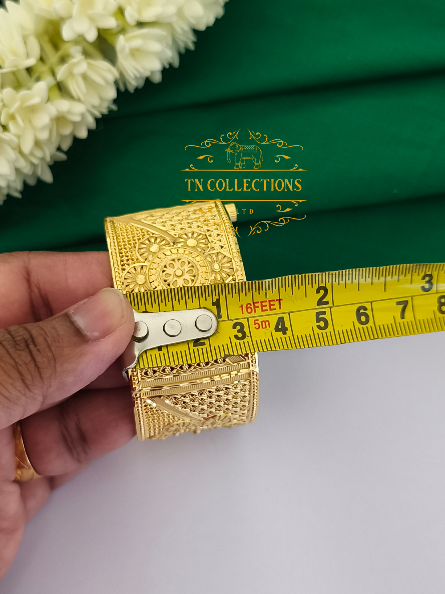 One gram Gold forming Screw bangle