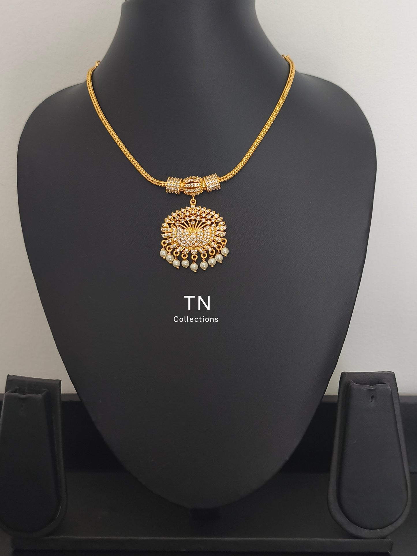 Full white stones Micro gold plated Attiyal