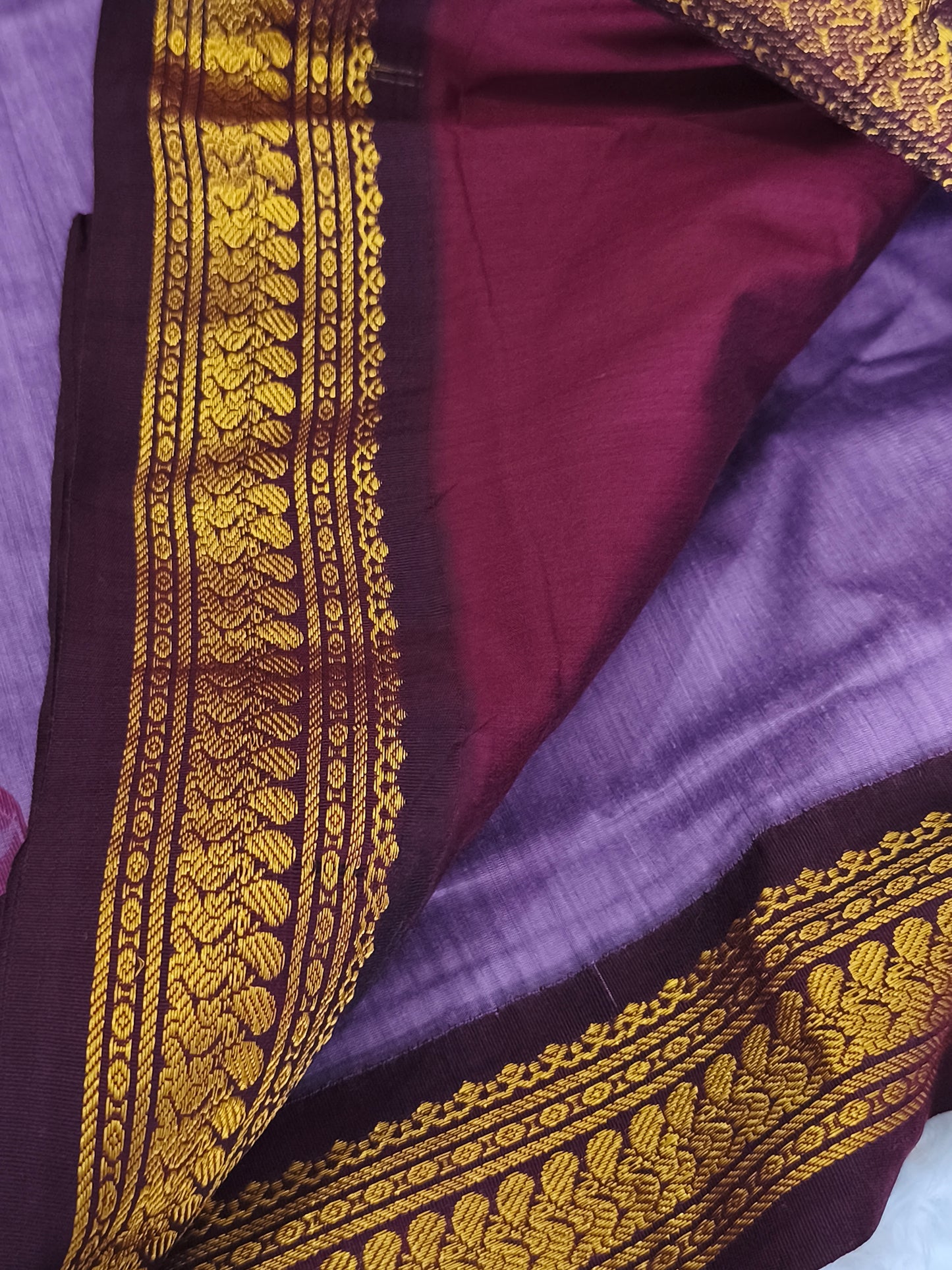 Kalyani Cotton Pattu Saree (Madisar 9 yards)