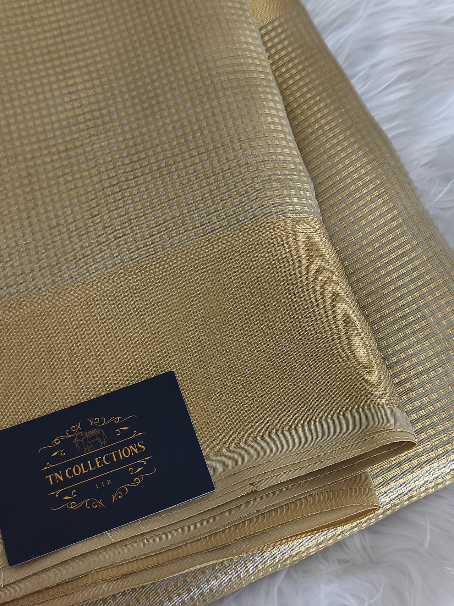 Nayanthara inspired Tissue Saree