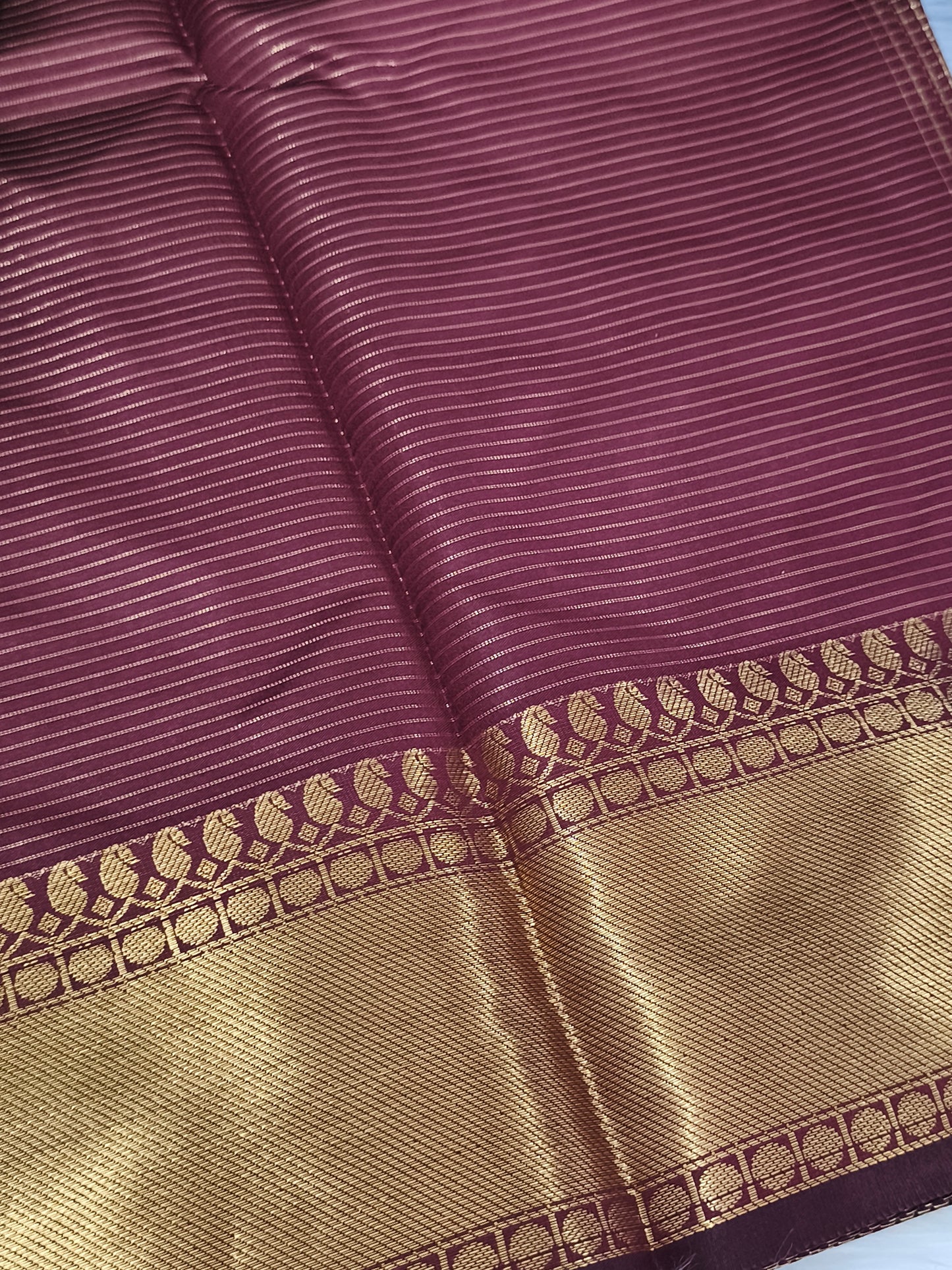 Trendy Small Checked Kanjivaram silk saree