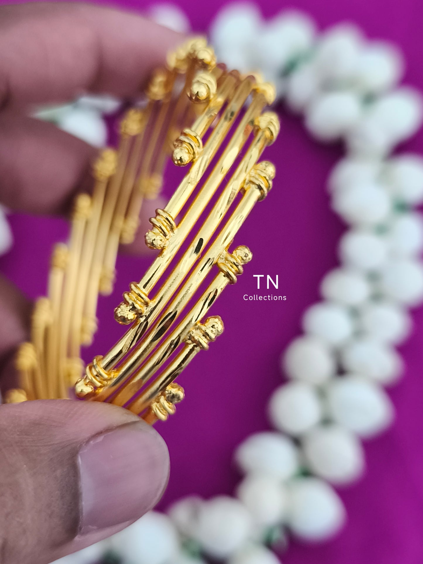 Micro gold plated Bangle