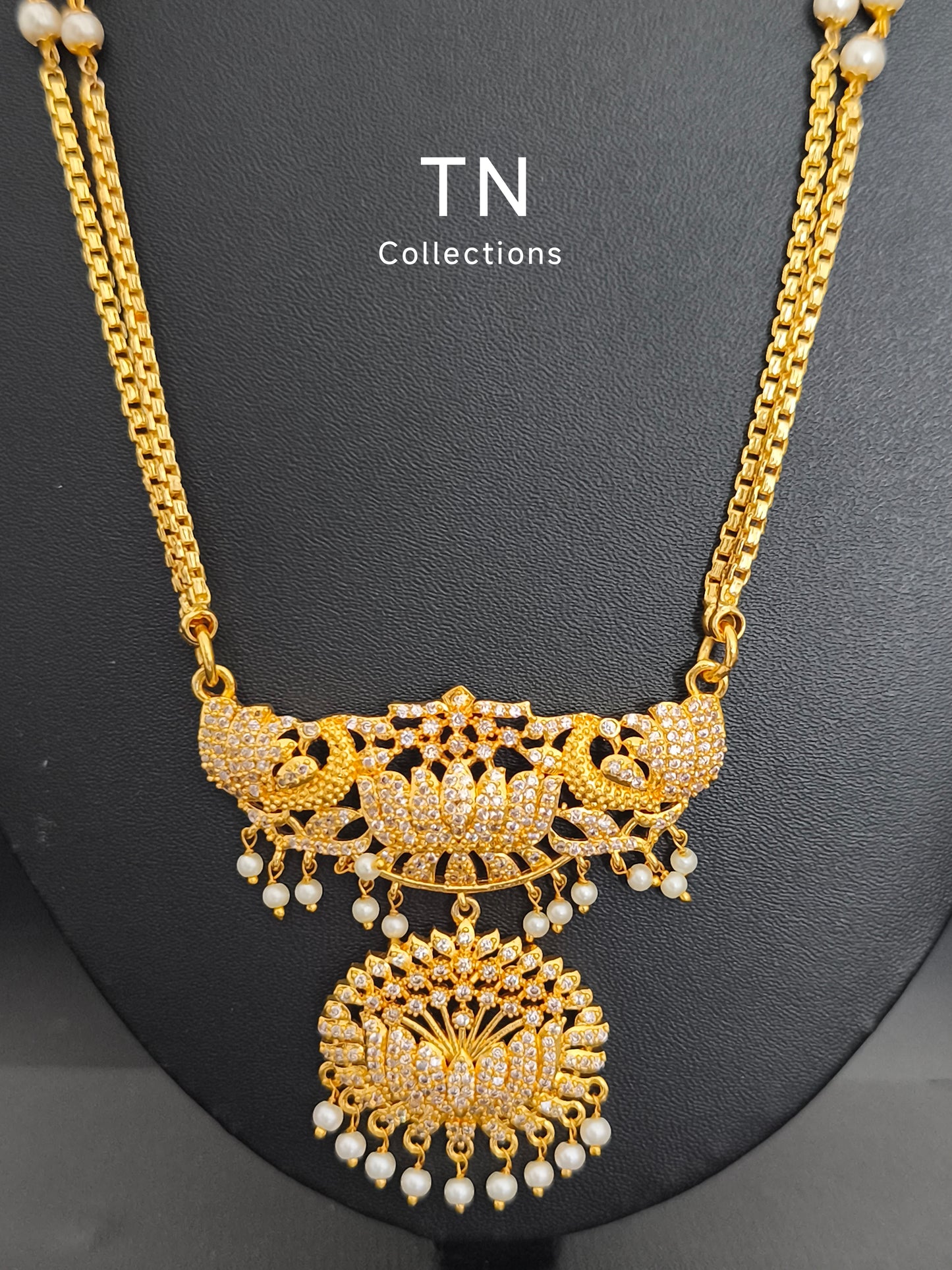 Traditional Design Pathakkam with earrings