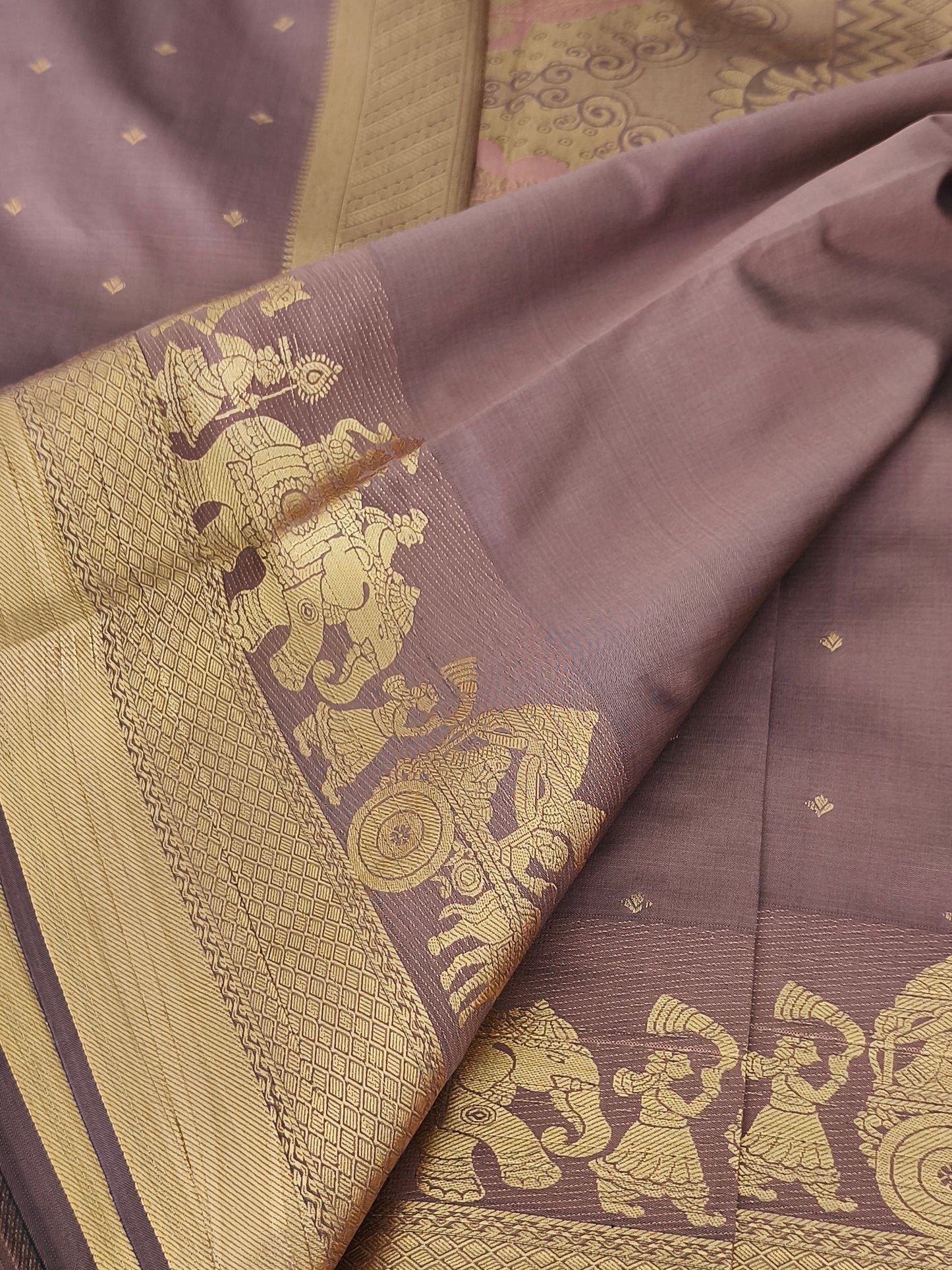 Pallakku Design Soft Silk Saree