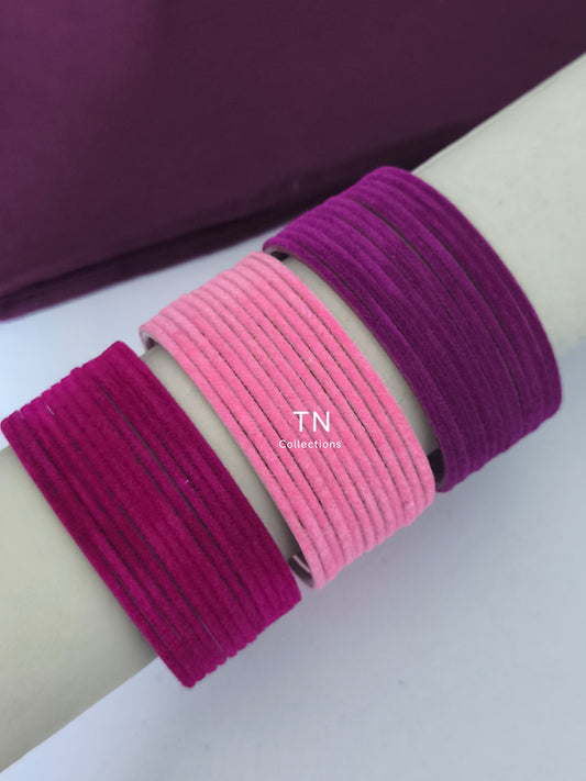 Velvet Bangles Combo (Size 2.6)