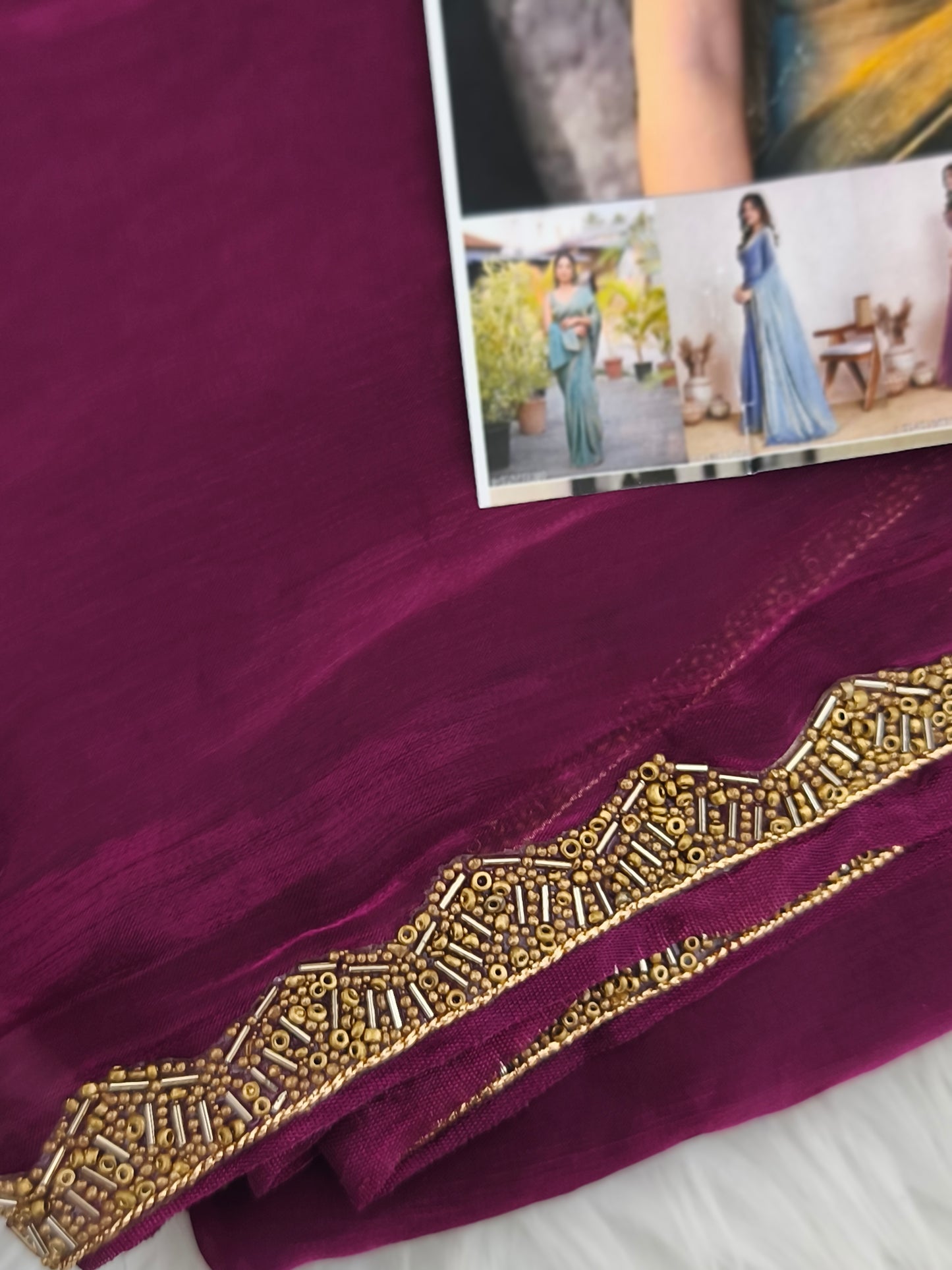 Soft Fendy Chiffon Party Saree