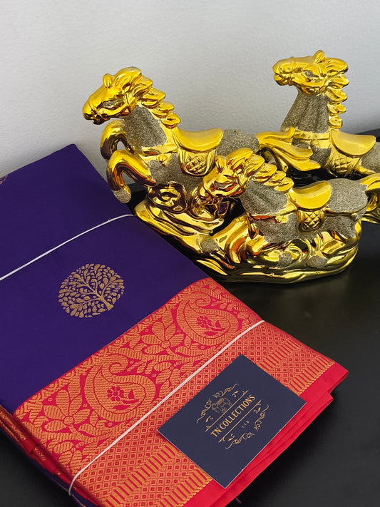 Semi Kanchipuram soft silk