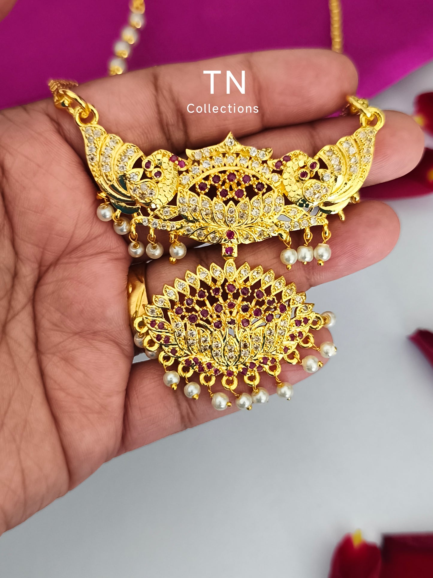Micro gold plated Traditional Allipoo Pathakkam