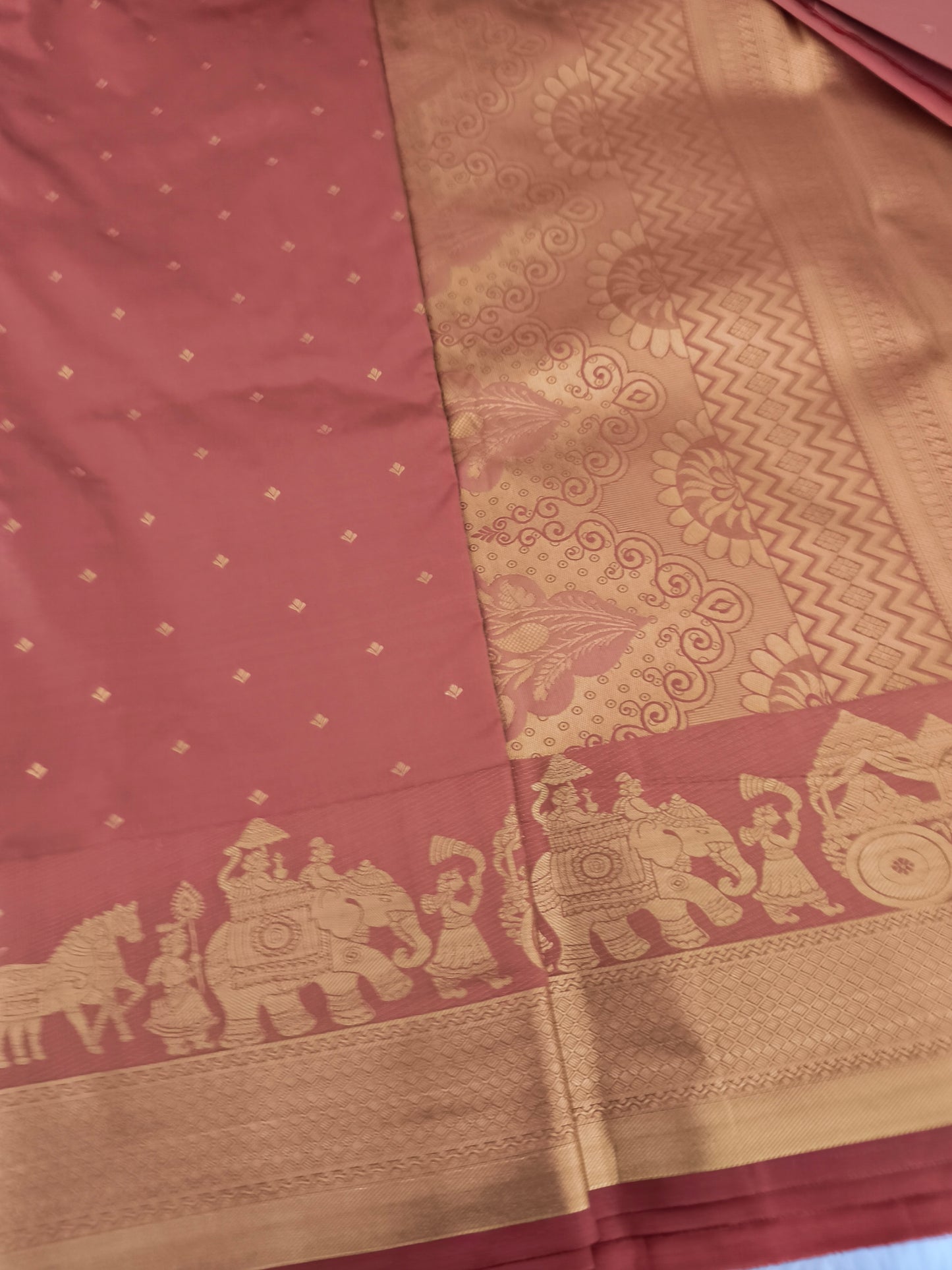 Pallakku Design Soft Silk Saree