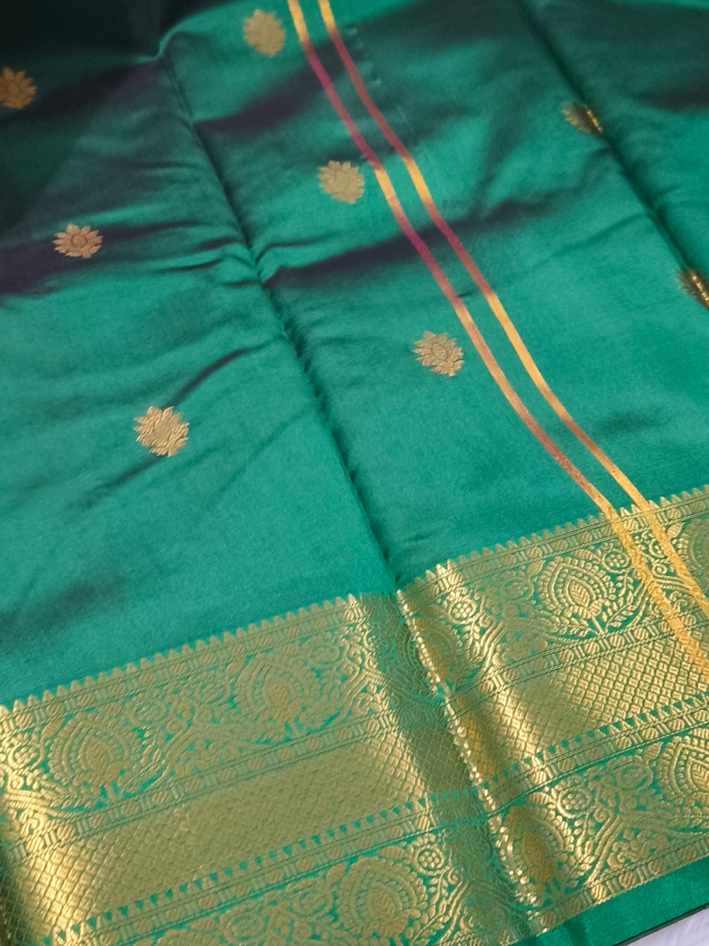 Luxury Semi Soft Silk Saree (Red)