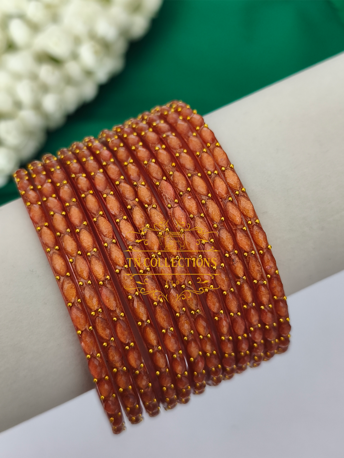 Trendy Raindrop Glass Bangles