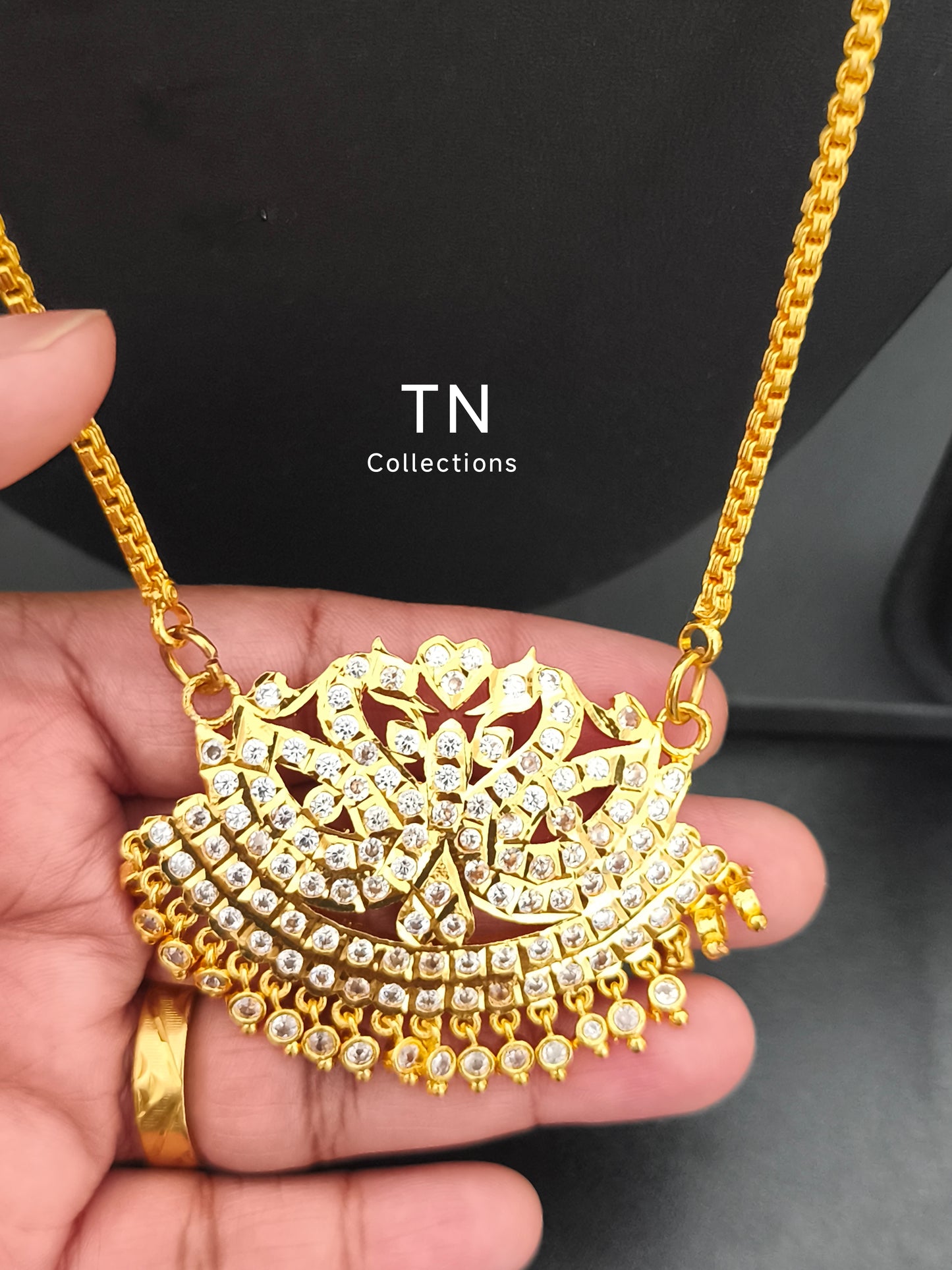 Micro gold plated Traditional Attiyal with pathakkam set