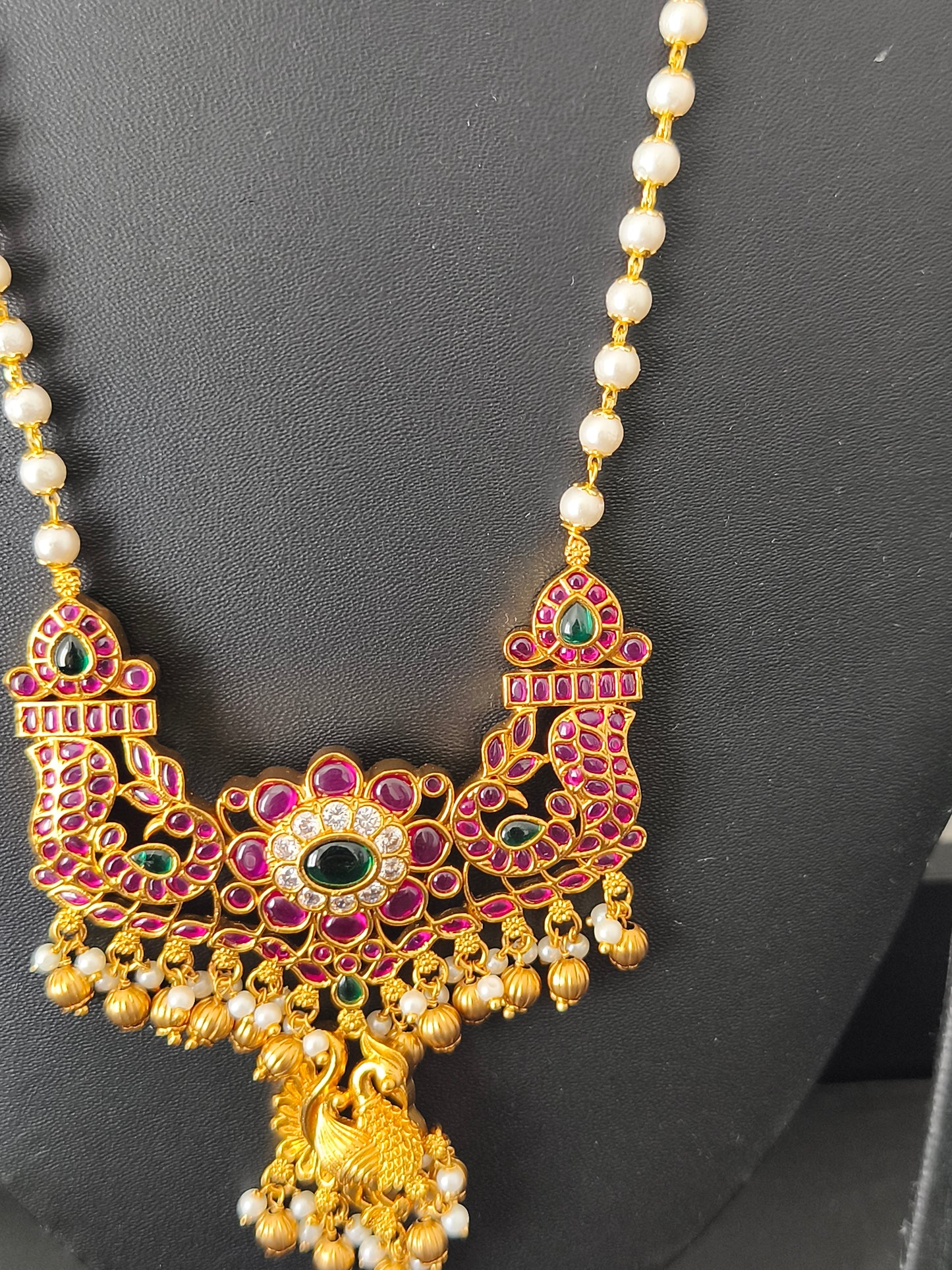 Real kemp beaded necklace