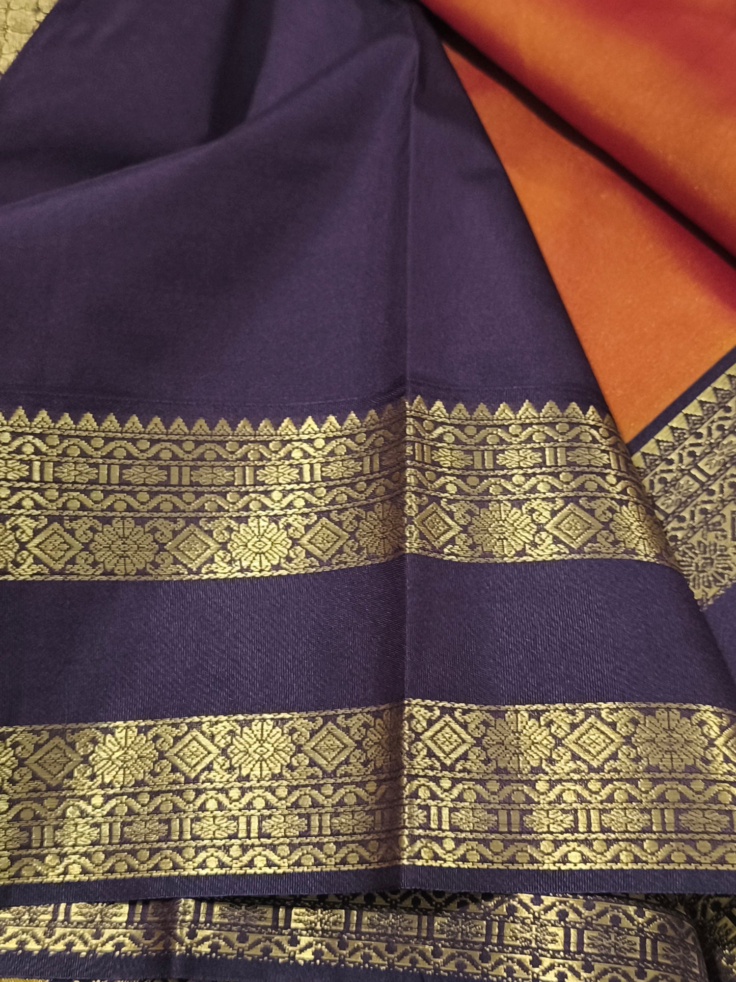 Vintage Semi Kanchipuram Silk Saree