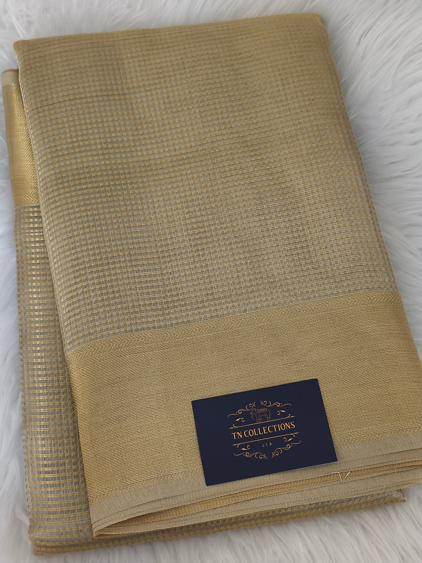 Nayanthara inspired Tissue Saree