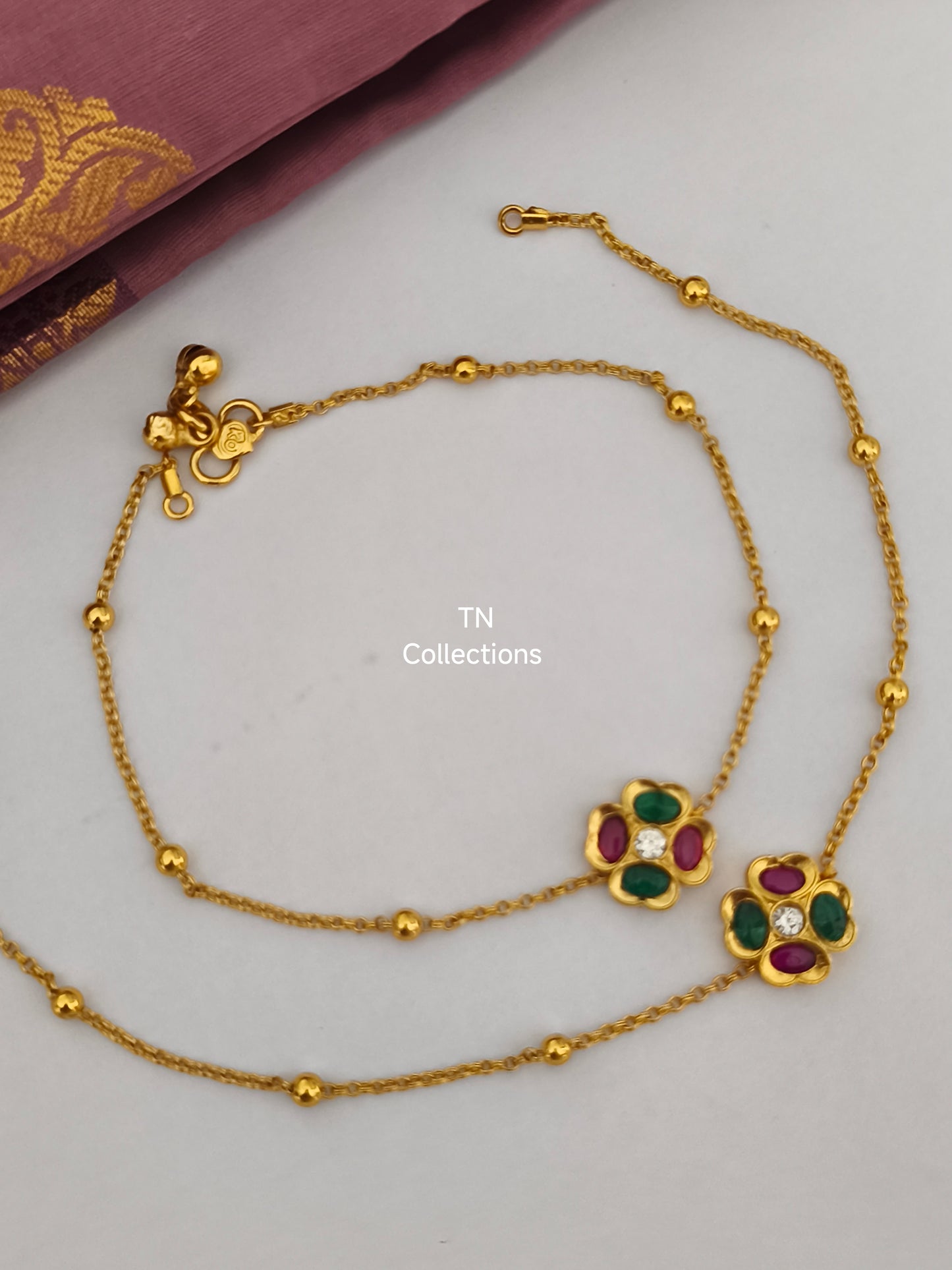 Antique Polish Trendy Anklets
