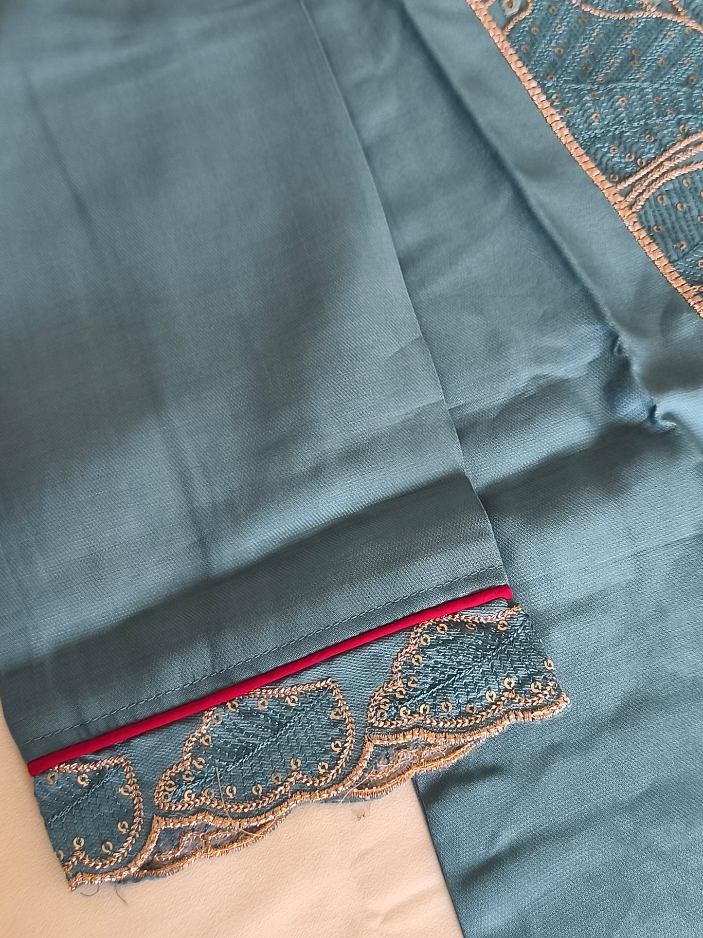 Readymade 3pcs Shalwar with bottom and duppatta