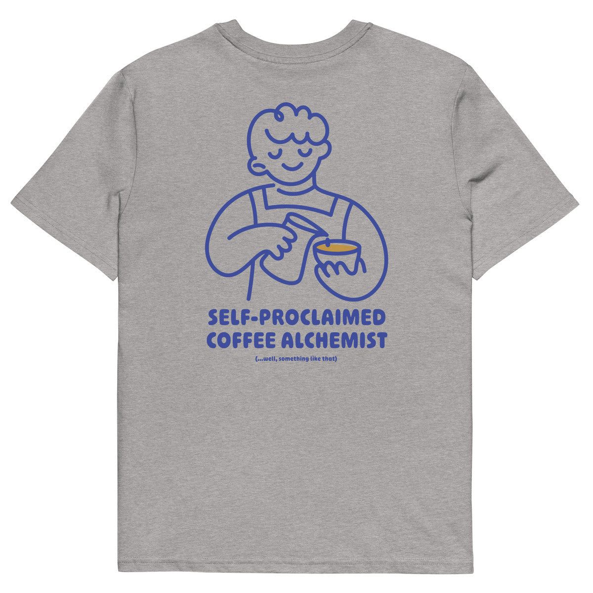 GUSTATORY Coffee Alchemist Organic Cotton Embroidered T-Shirt