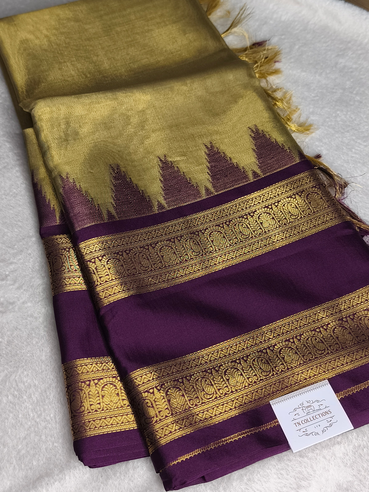 Semi Kanjivaram Banaras Soft Silk Saree